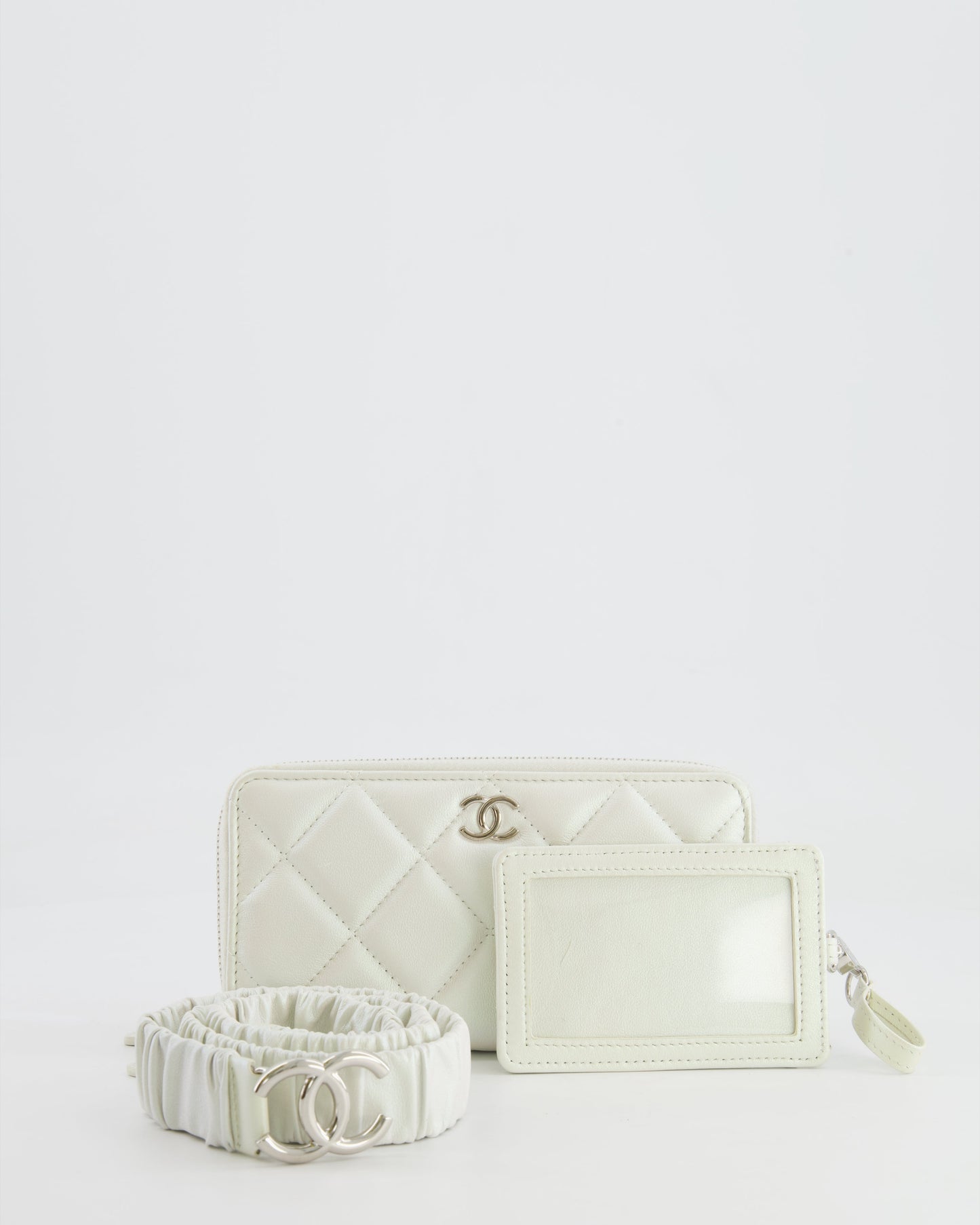 Chanel *HOT* Chanel Coco Neige White Handbag - Rovelle Bags