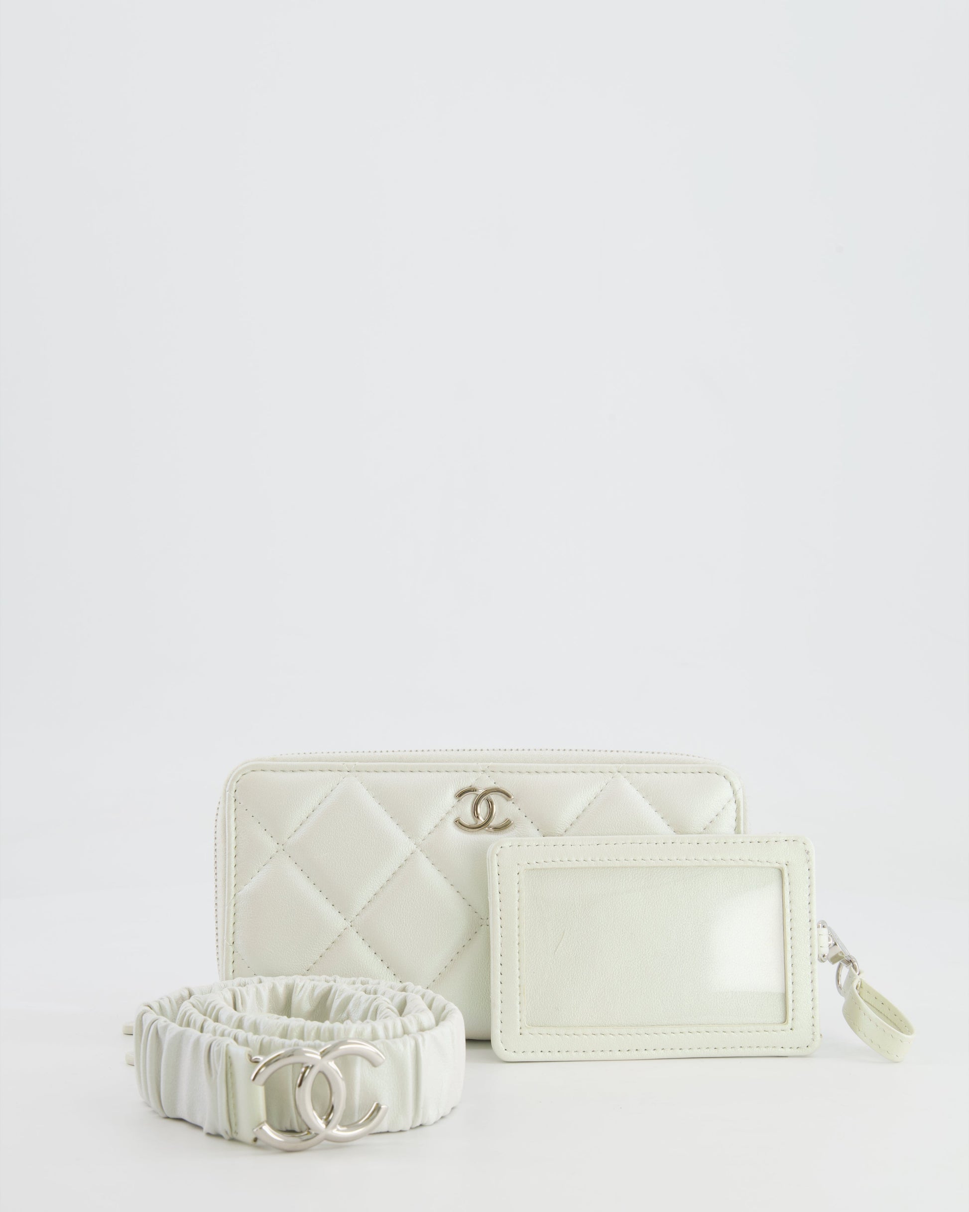 Chanel *HOT* Chanel Coco Neige White Handbag - Rovelle Bags