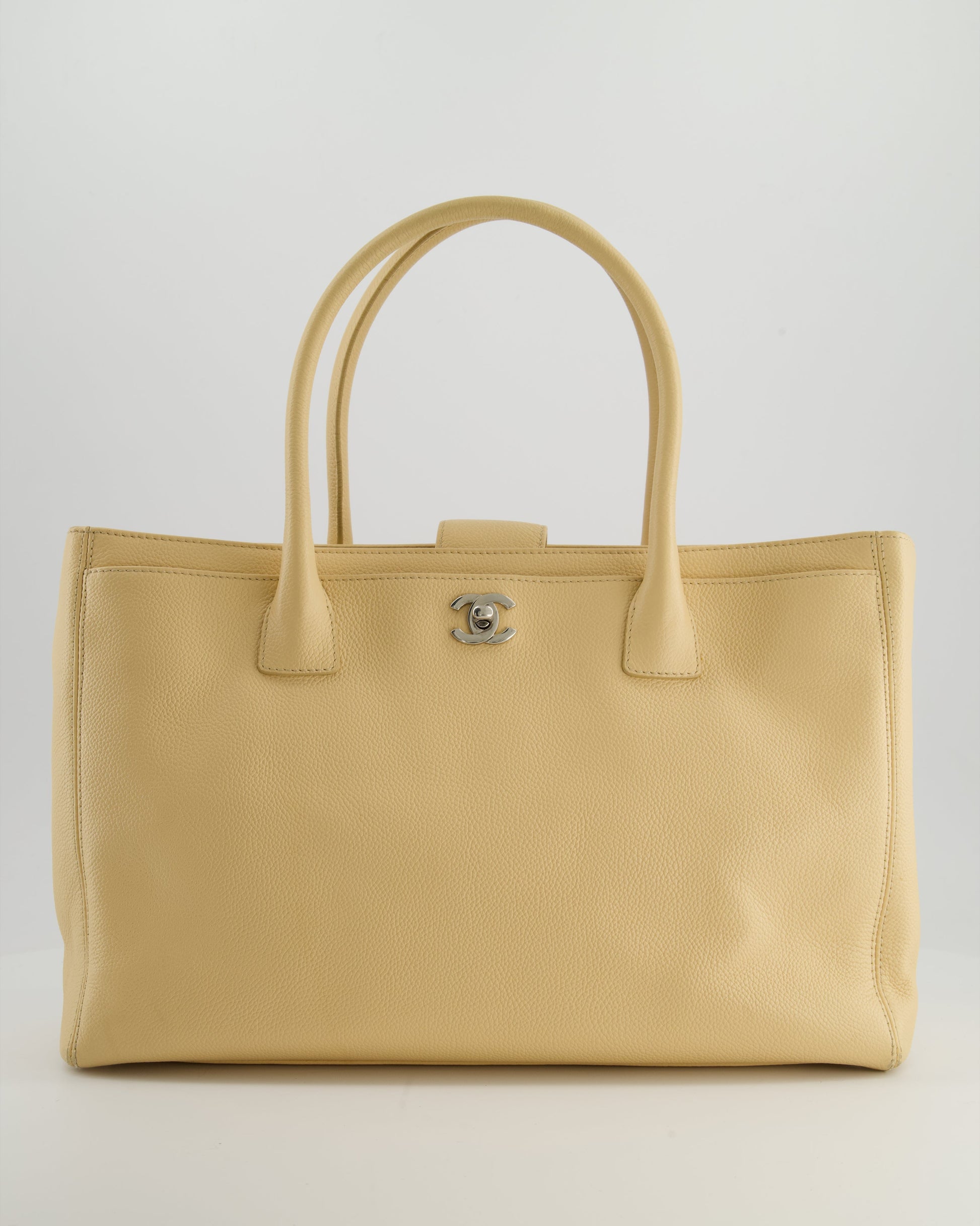 Chanel Beige Executive Tote Tote Bag - Rovelle Bags