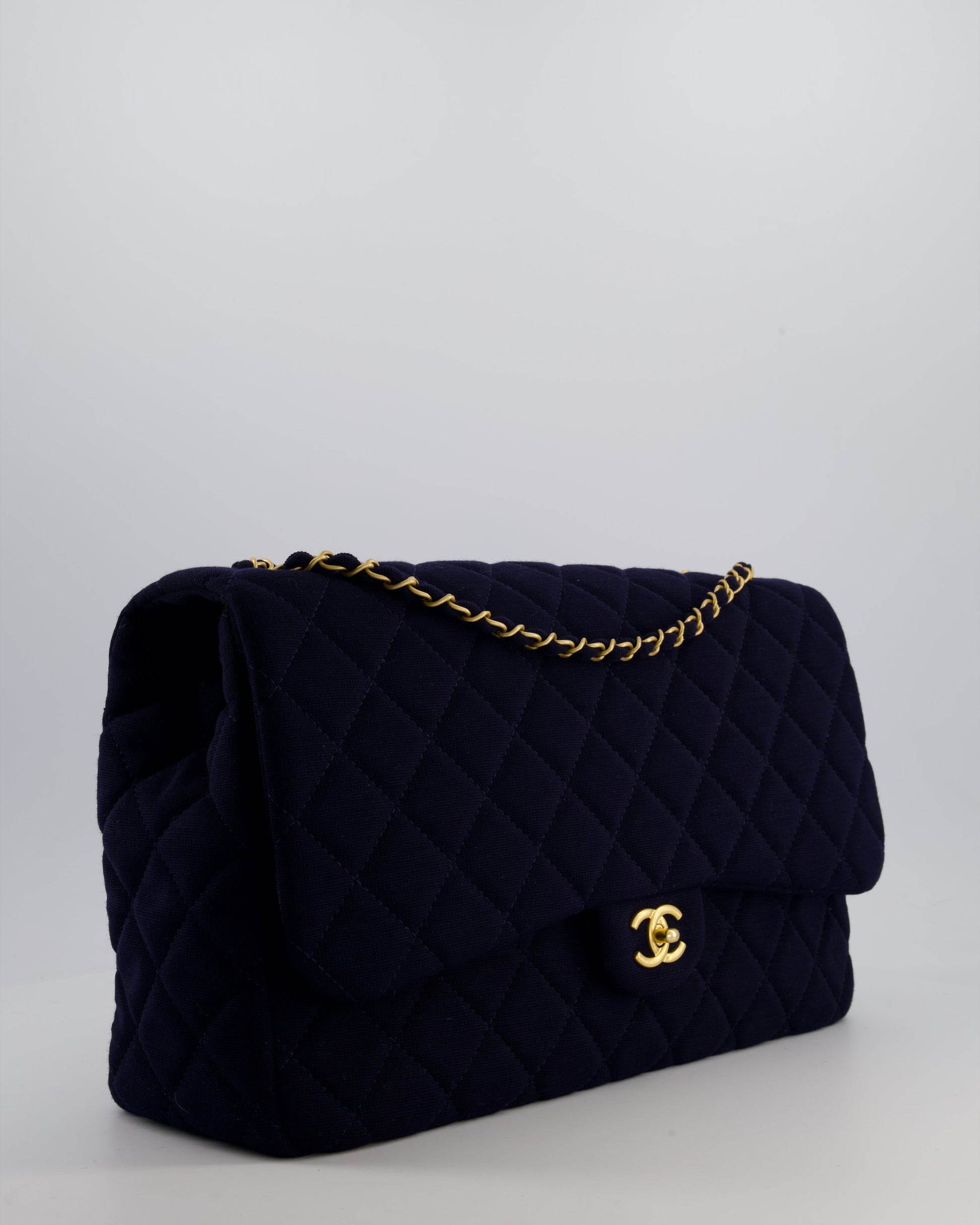 Chanel *HOT* Chanel Navy XXL Single Flap Bag - Rovelle Bags