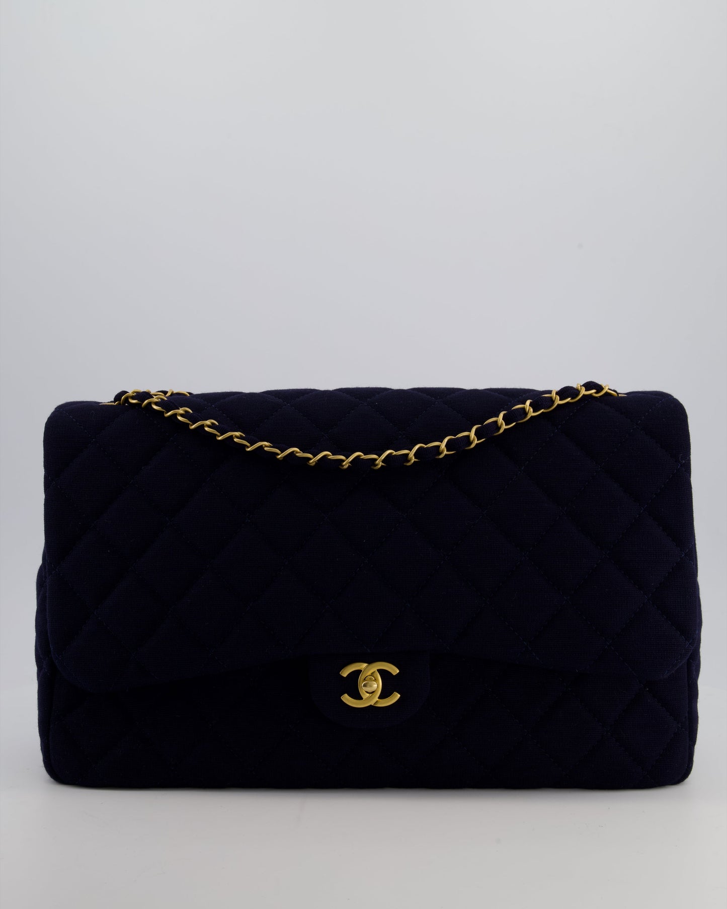 Chanel *HOT* Chanel Navy XXL Single Flap Bag - Rovelle Bags