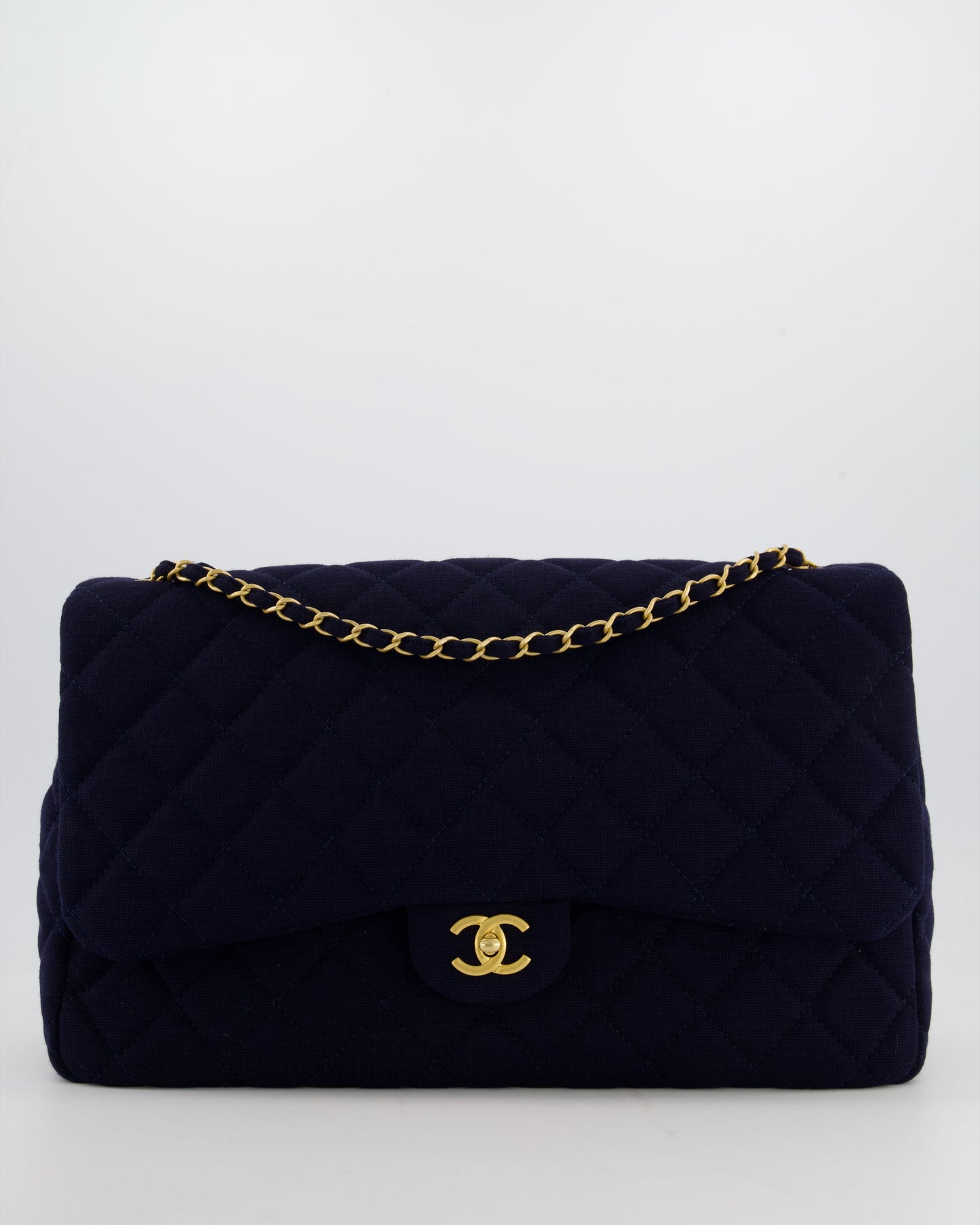 Chanel *HOT* Chanel Navy XXL Single Flap Bag - Rovelle Bags