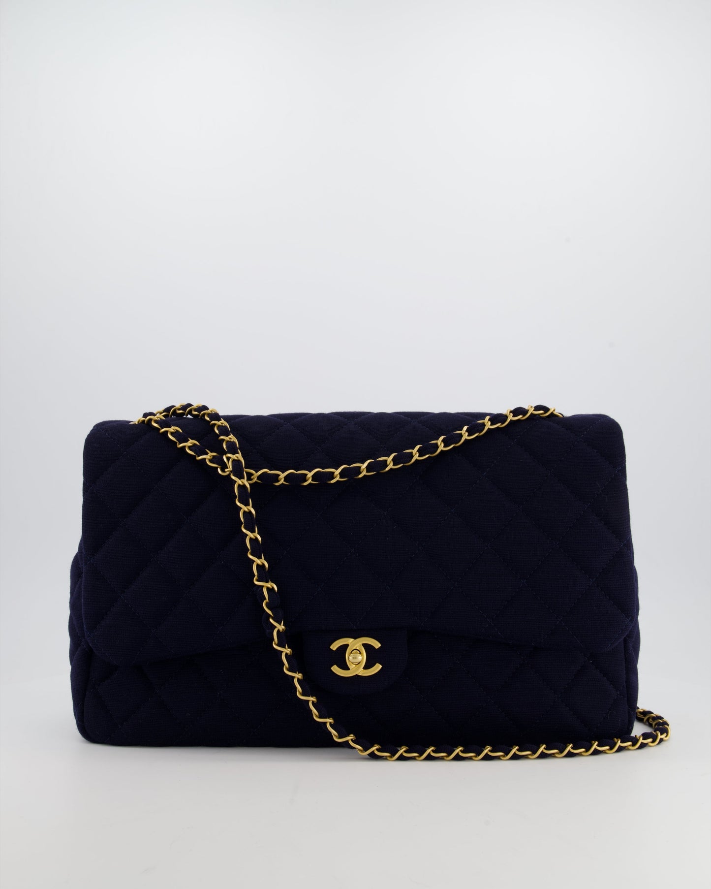 Chanel *HOT* Chanel Navy XXL Single Flap Bag - Rovelle Bags
