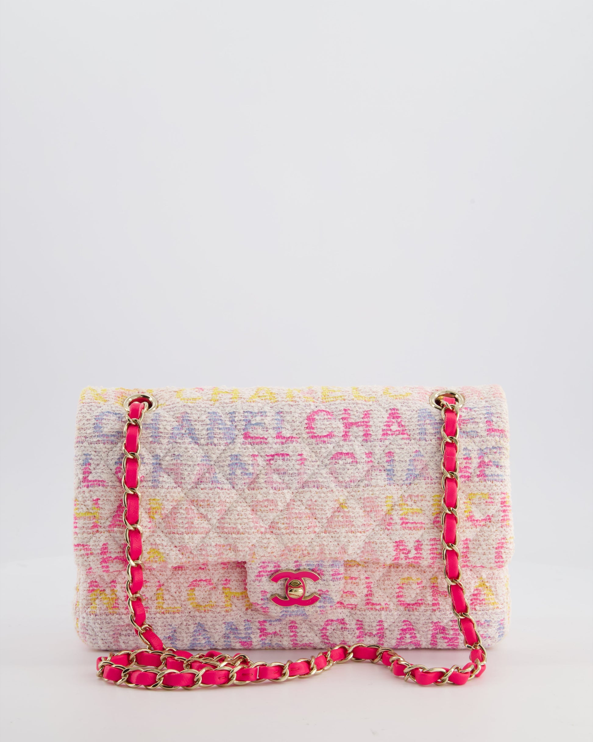 Chanel 2024 White & Pastel Multicolour Flap Bag - Rovelle Bags