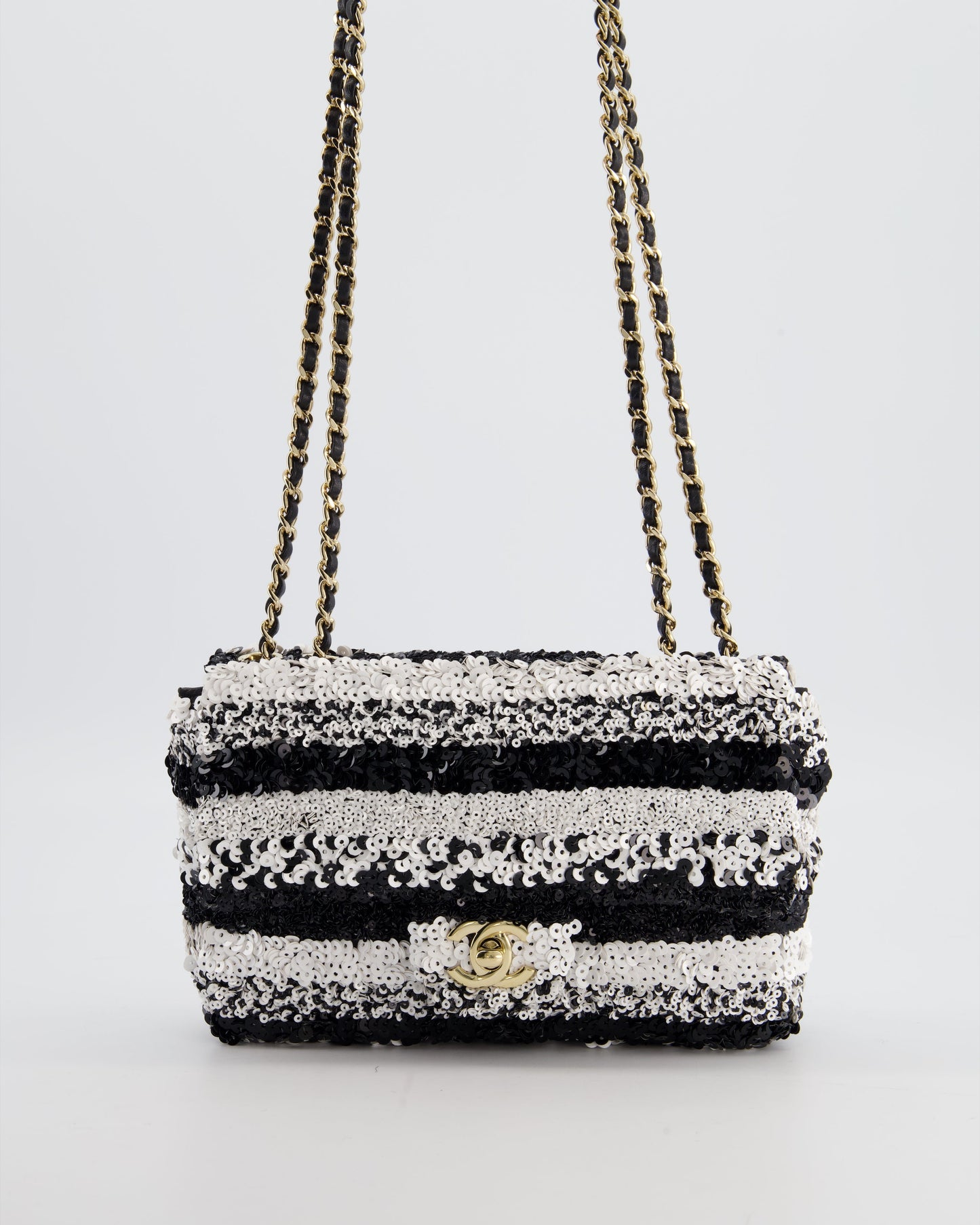 Chanel *HOT* Chanel Black and White Flap Bag - Rovelle Bags