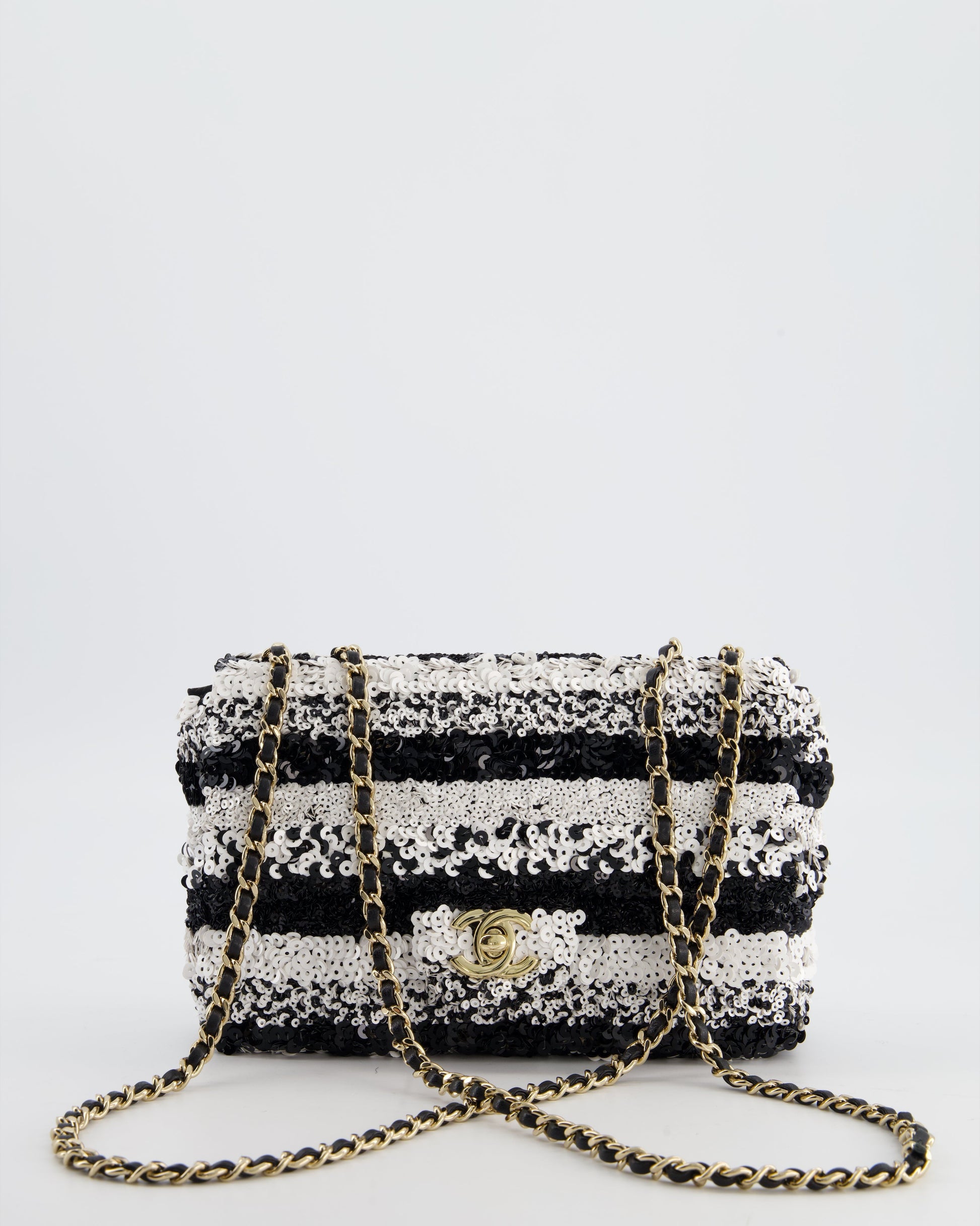 Chanel *HOT* Chanel Black and White Flap Bag - Rovelle Bags