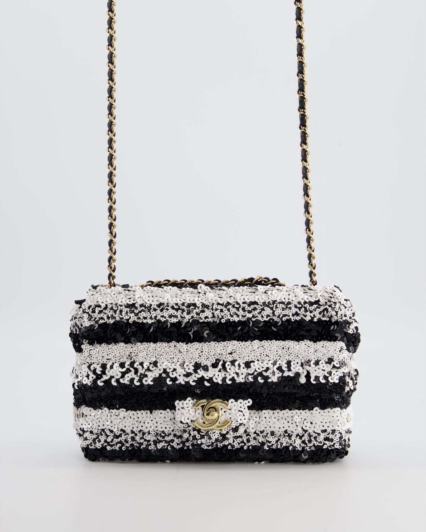 Chanel *HOT* Chanel Black and White Flap Bag - Rovelle Bags