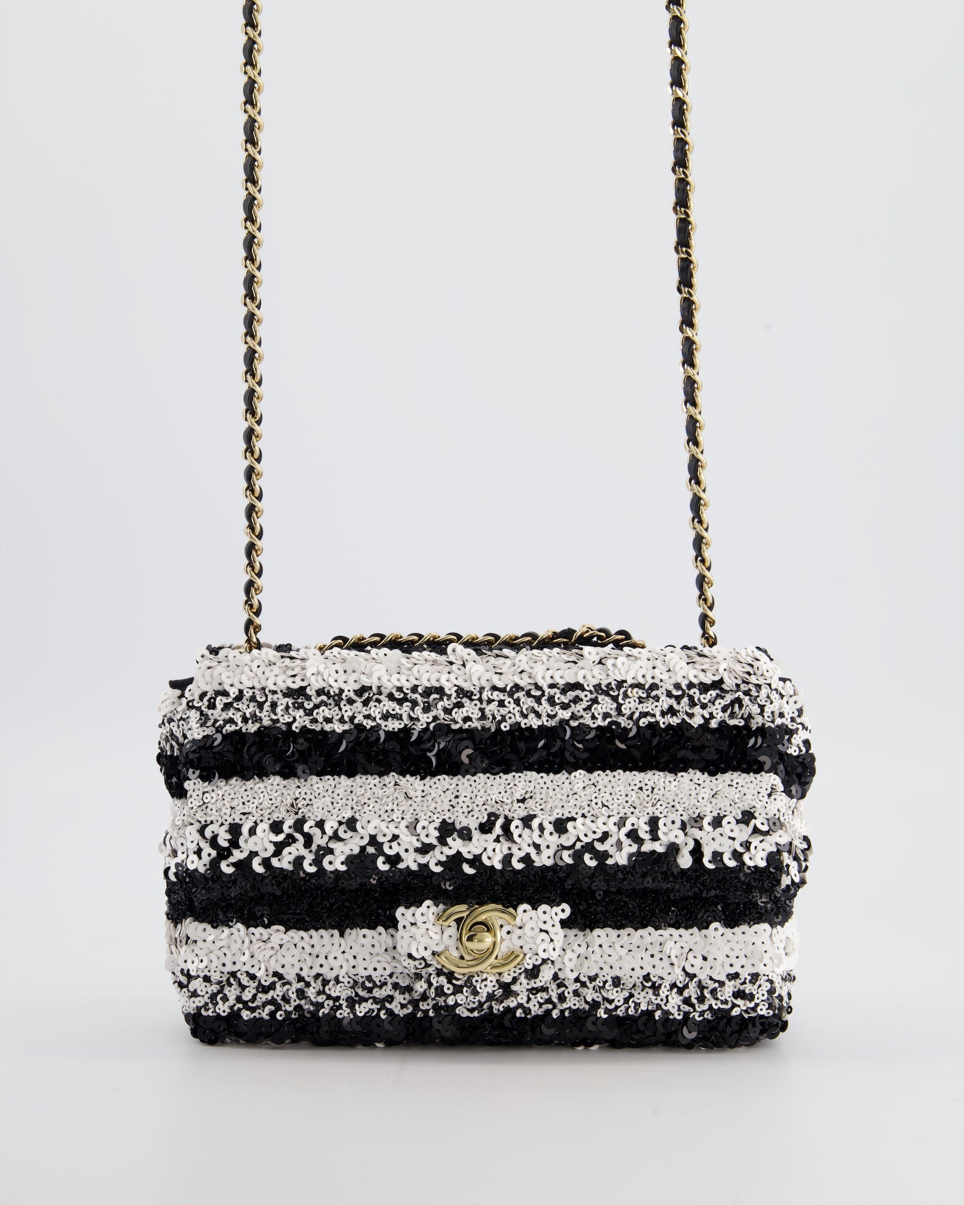 Chanel *HOT* Chanel Black and White Flap Bag - Rovelle Bags