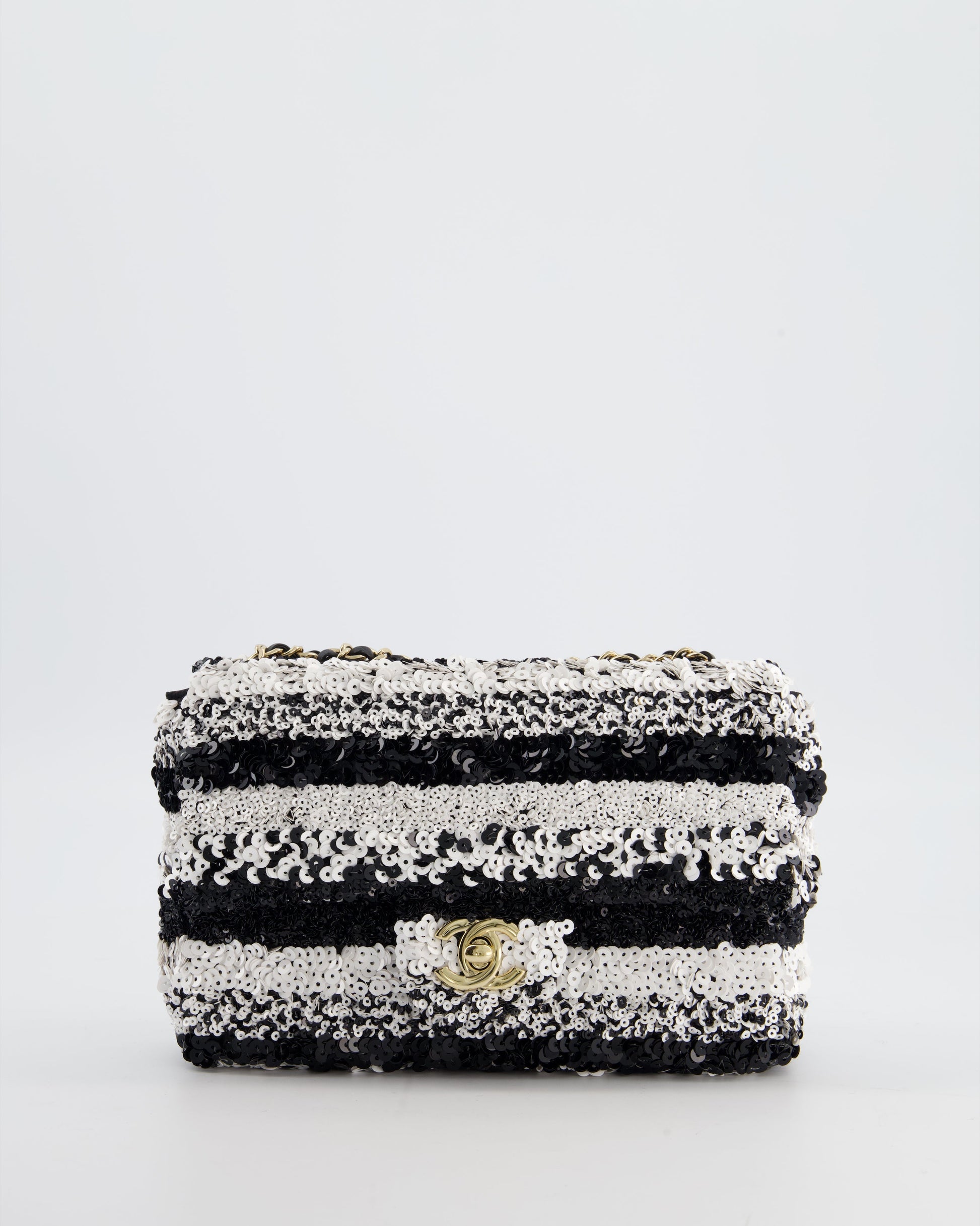Chanel *HOT* Chanel Black and White Flap Bag - Rovelle Bags