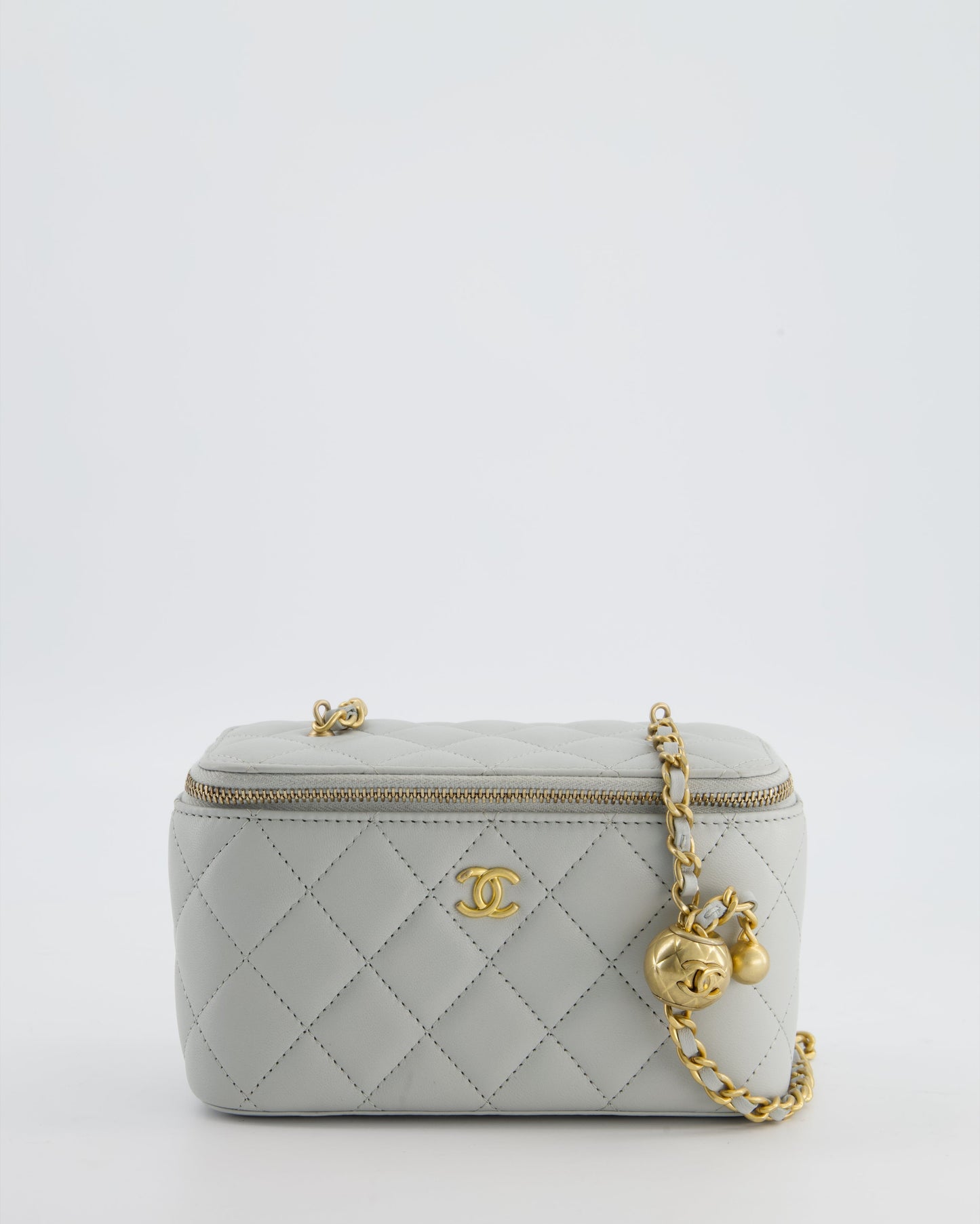 Chanel *HOT* Chanel Pastel Blue Coco Vanity Bag - Rovelle Bags