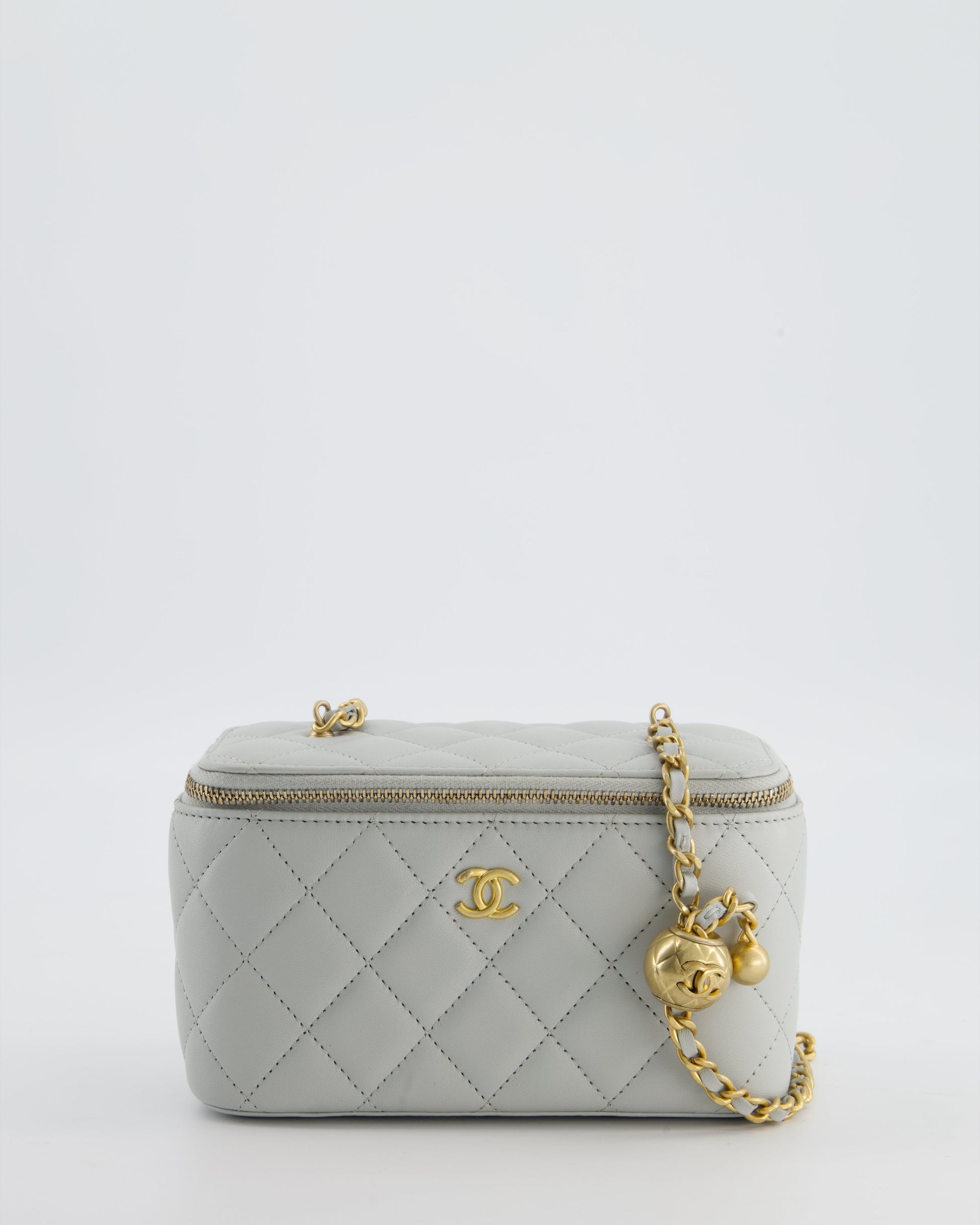 Chanel *HOT* Chanel Pastel Blue Coco Vanity Bag - Rovelle Bags