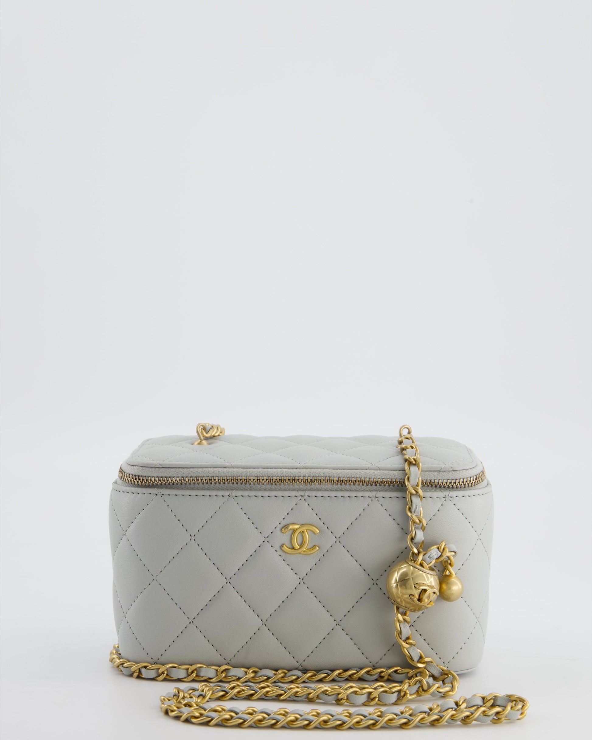 Chanel *HOT* Chanel Pastel Blue Coco Vanity Bag - Rovelle Bags