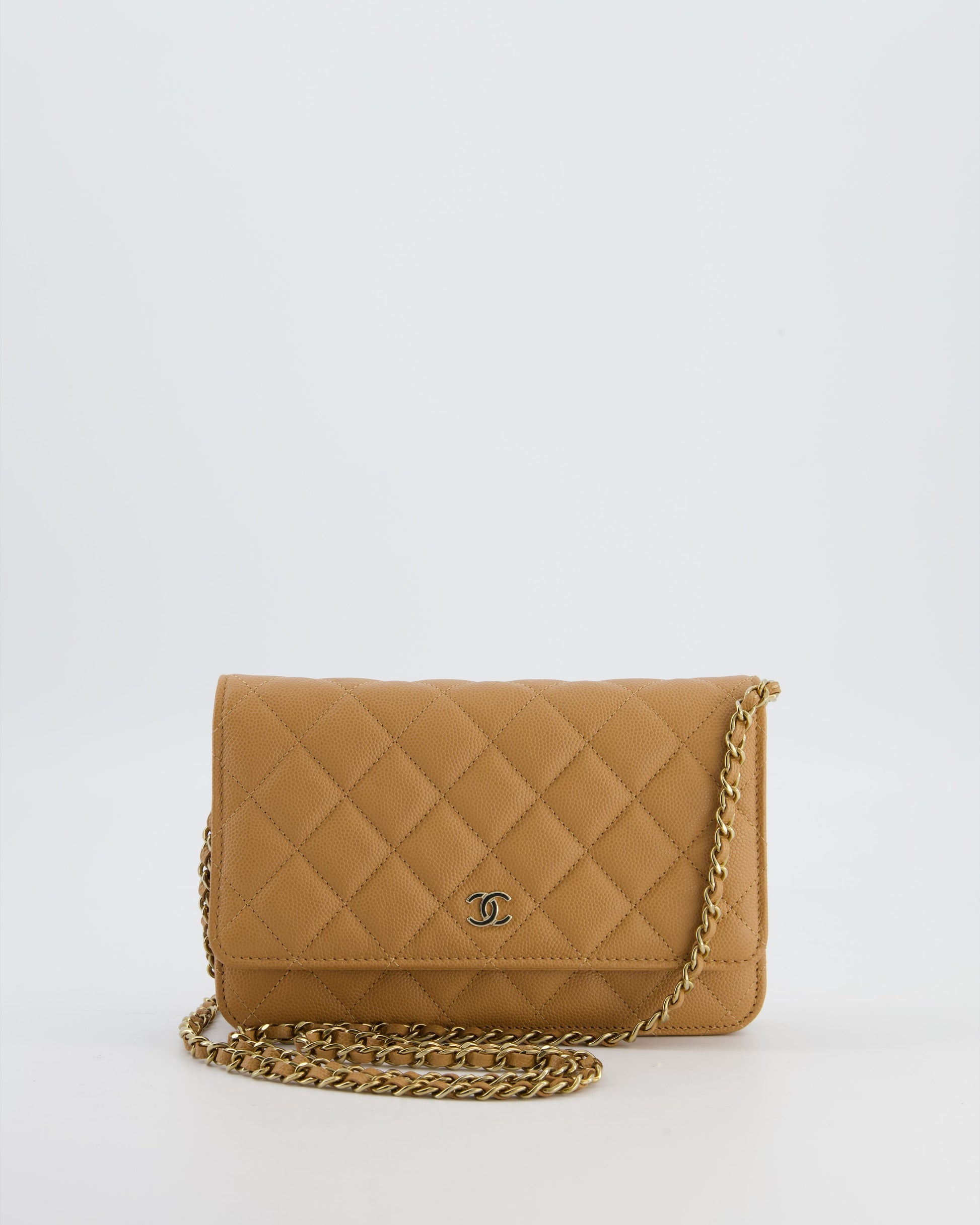 Chanel Caramel Wallet on Chain Wallet On Chain - Rovelle Bags