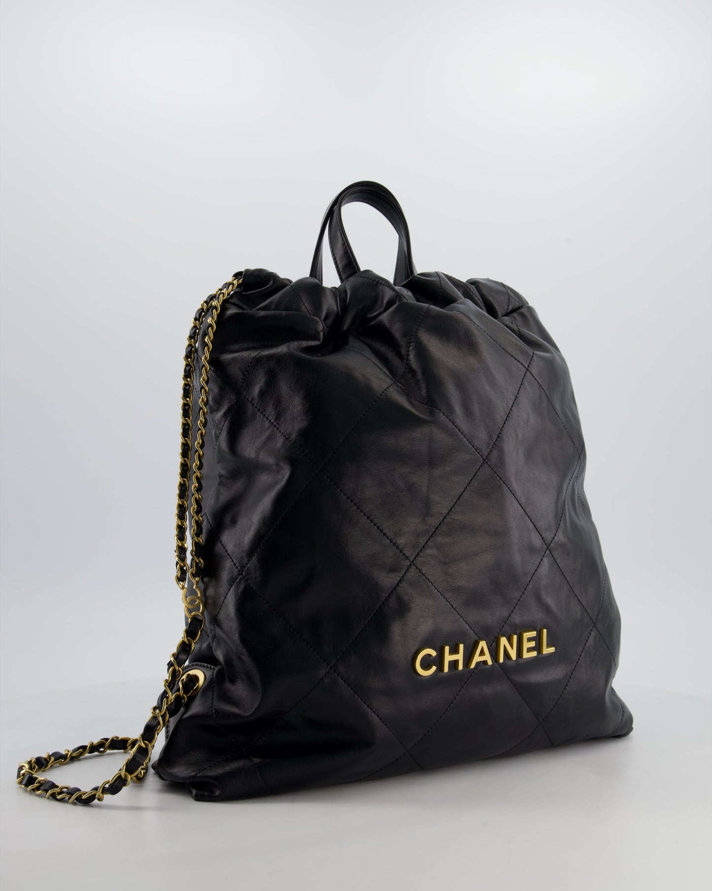 Chanel 22 Large Backpack in Black Backpack - Rovelle Bags