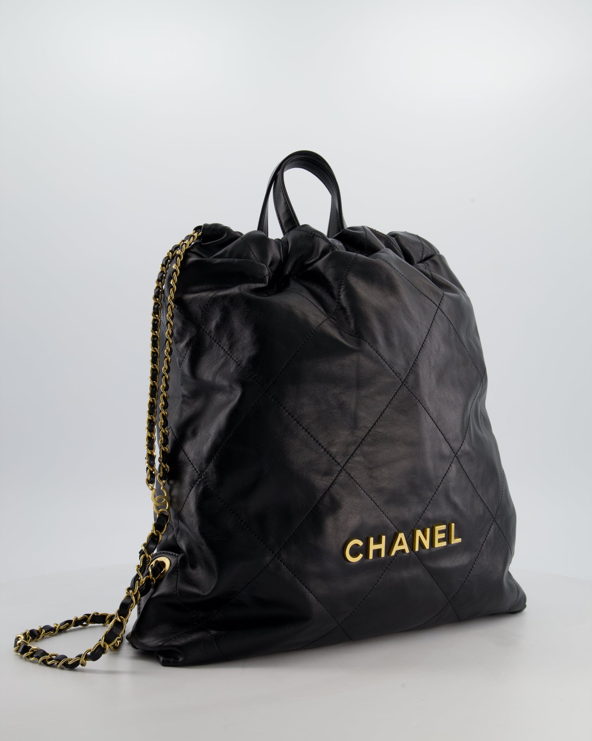 Chanel 22 Large Backpack in Black Backpack - Rovelle Bags
