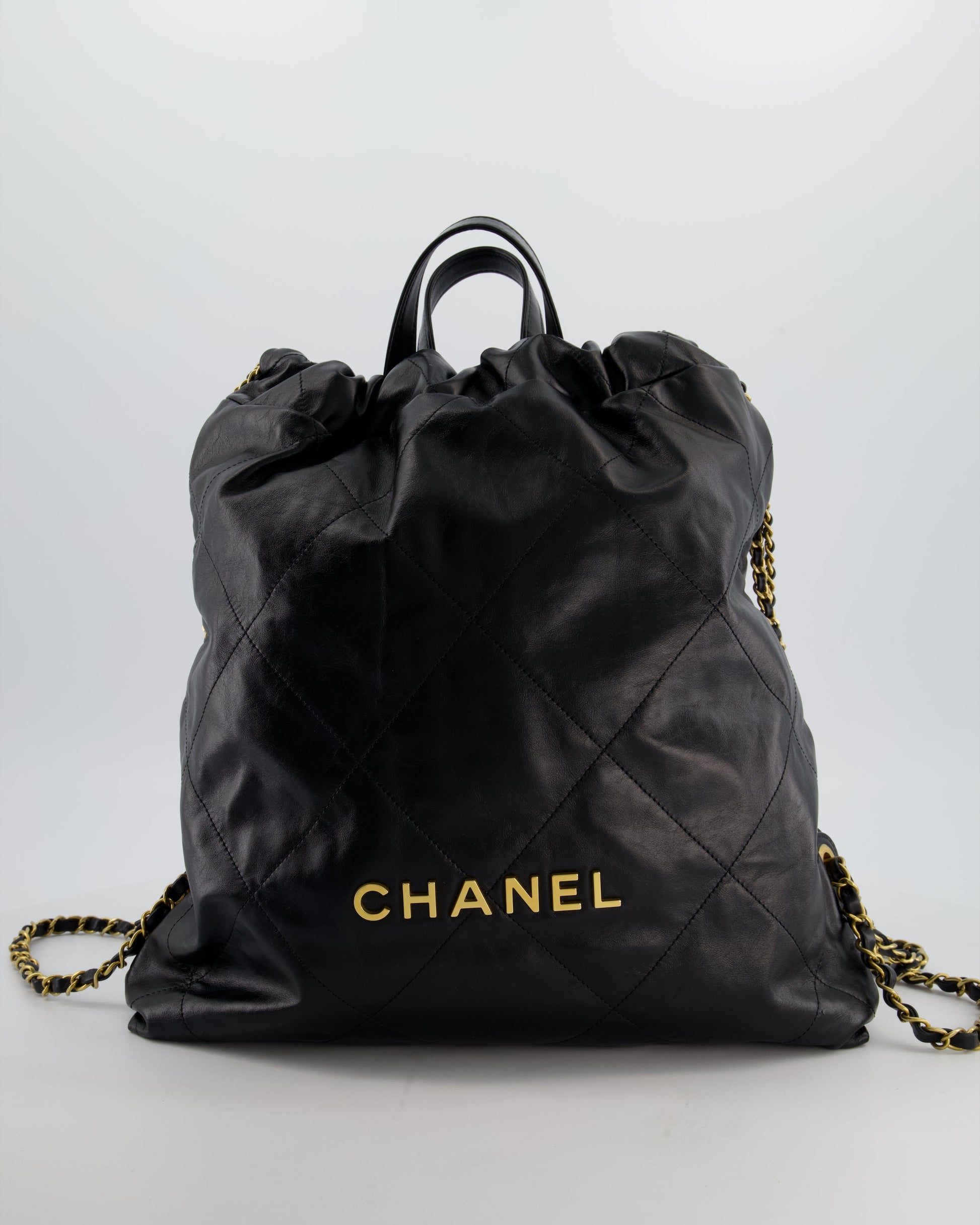 Chanel 22 Large Backpack in Black Backpack - Rovelle Bags