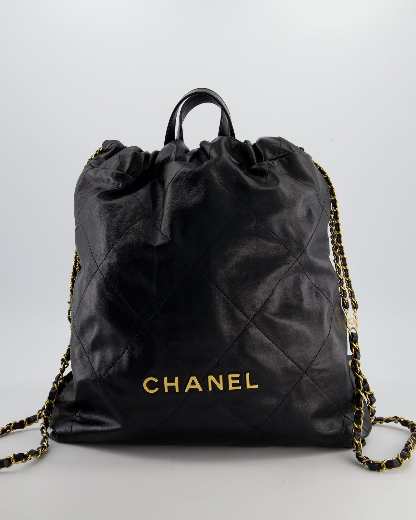 Chanel 22 Large Backpack in Black Backpack - Rovelle Bags