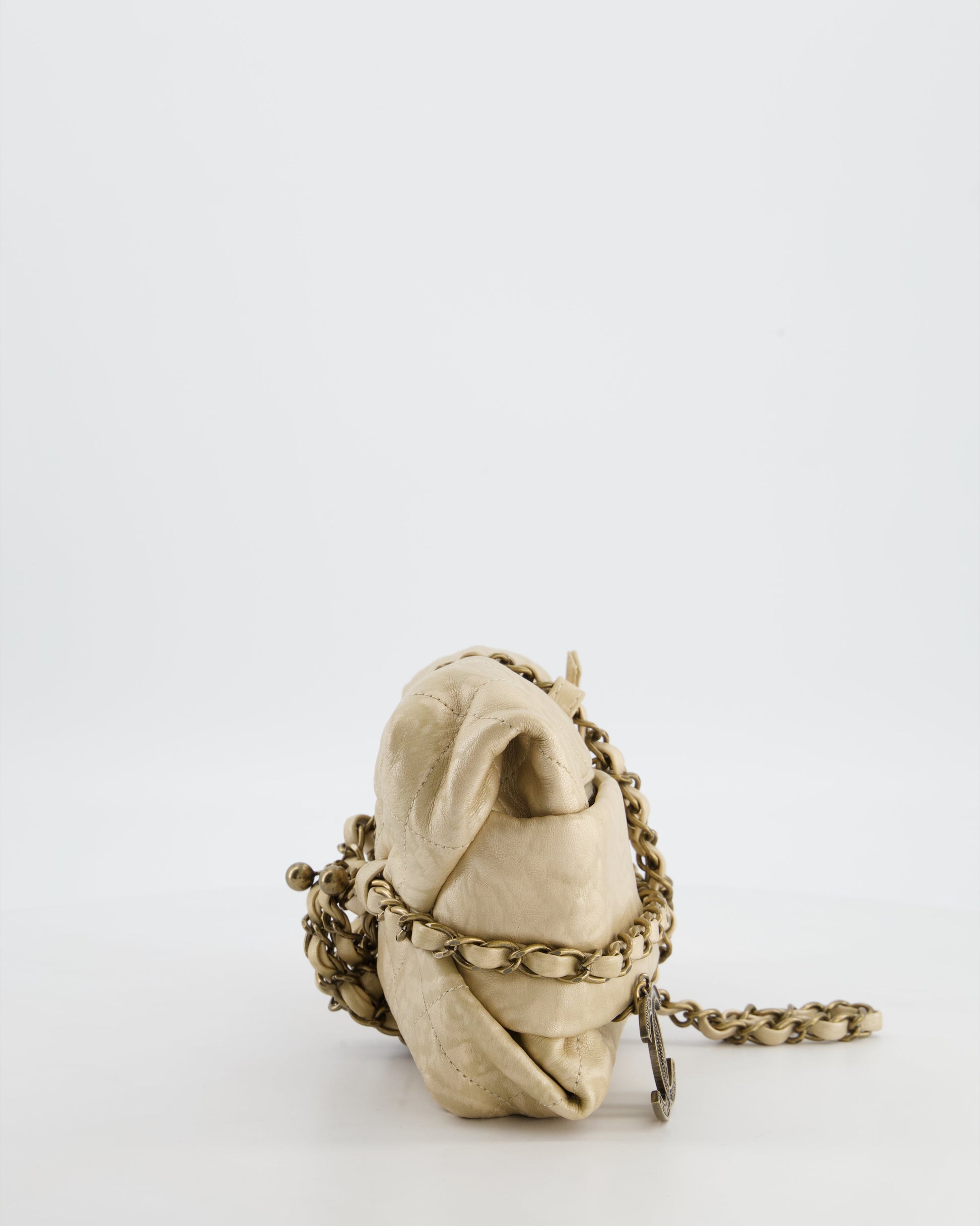 Chanel 12/A -Bombay Gold Baluchon Clutch Clutch Bag - Rovelle Bags