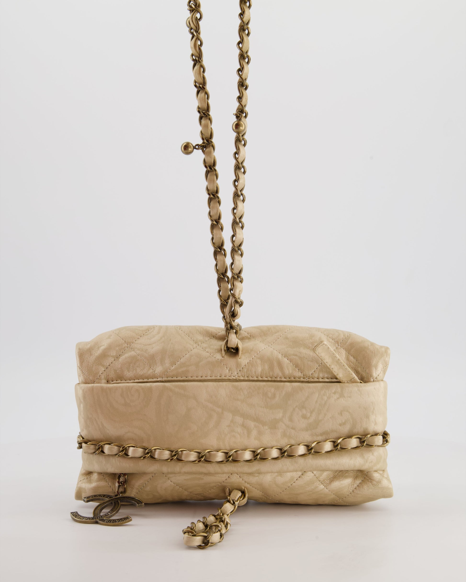 Chanel 12/A -Bombay Gold Baluchon Clutch Clutch Bag - Rovelle Bags