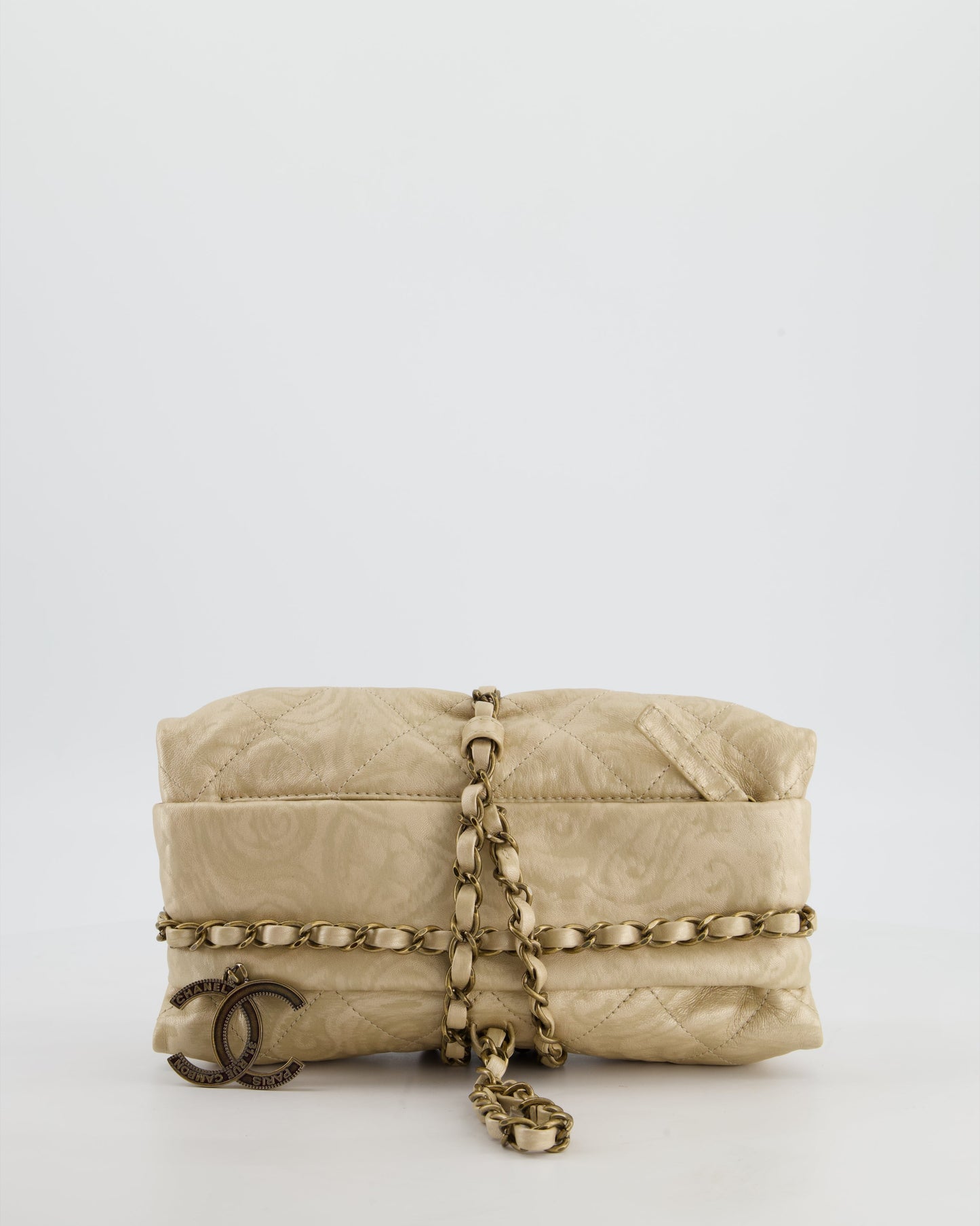 Chanel 12/A -Bombay Gold Baluchon Clutch Clutch Bag - Rovelle Bags