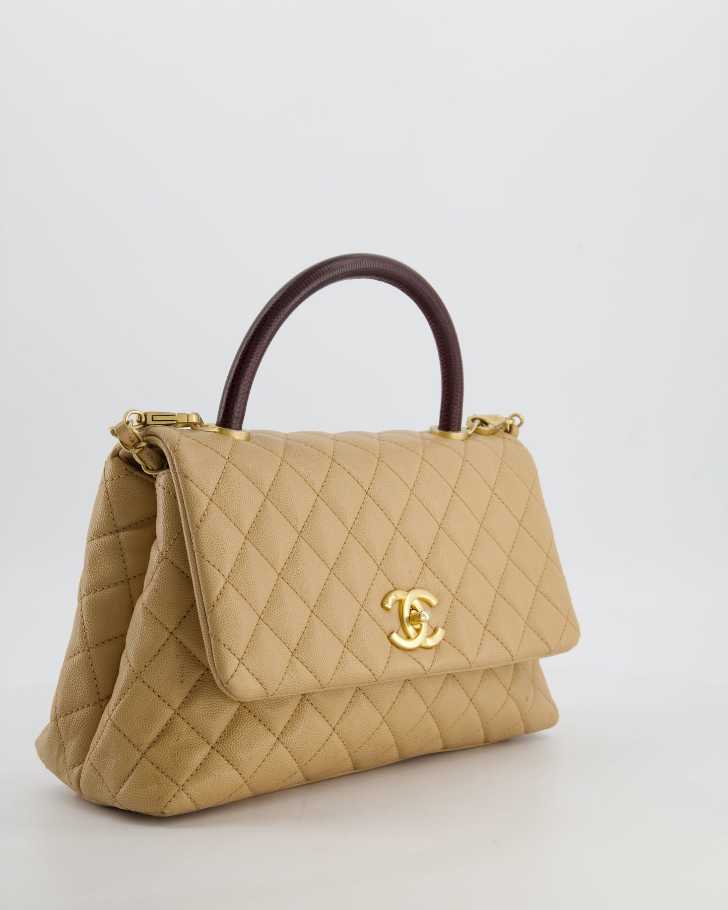 Chanel Medium Coco Top Handle Handbag - Rovelle Bags
