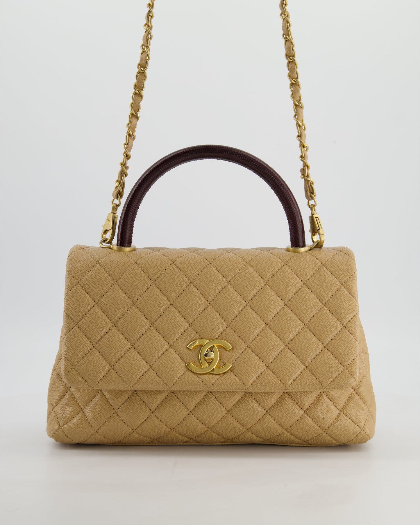 Chanel Medium Coco Top Handle Handbag - Rovelle Bags