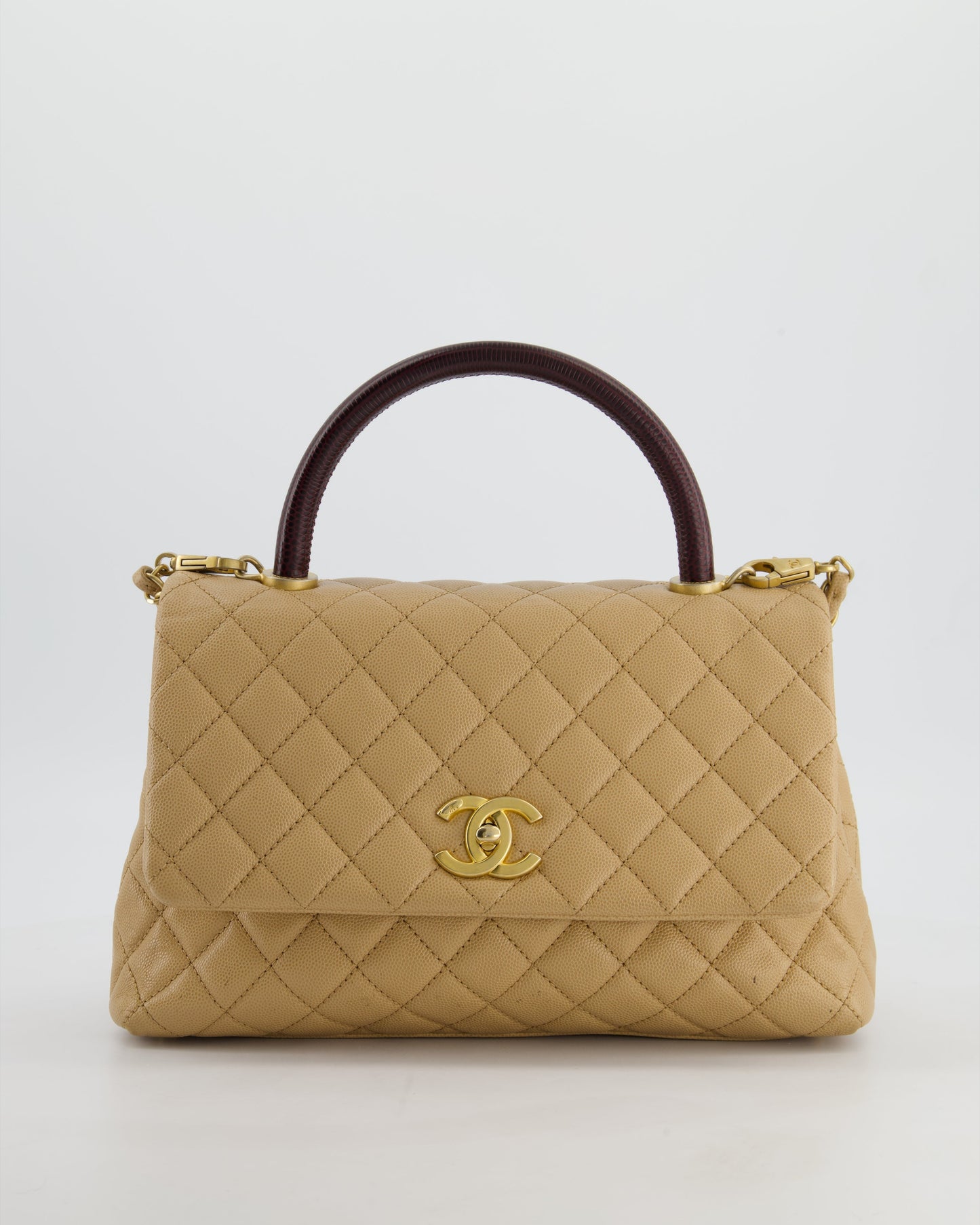 Chanel Medium Coco Top Handle Handbag - Rovelle Bags
