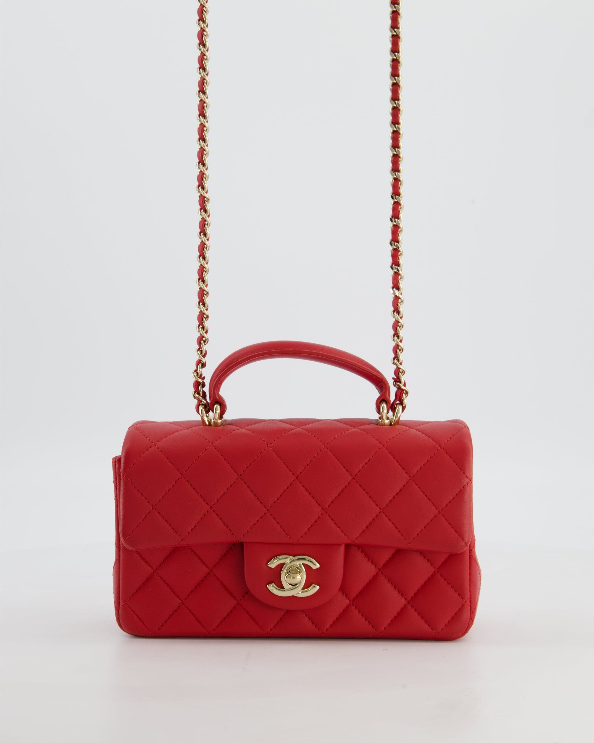 Chanel Mini Rectangular Top Handle Handbag - Rovelle Bags