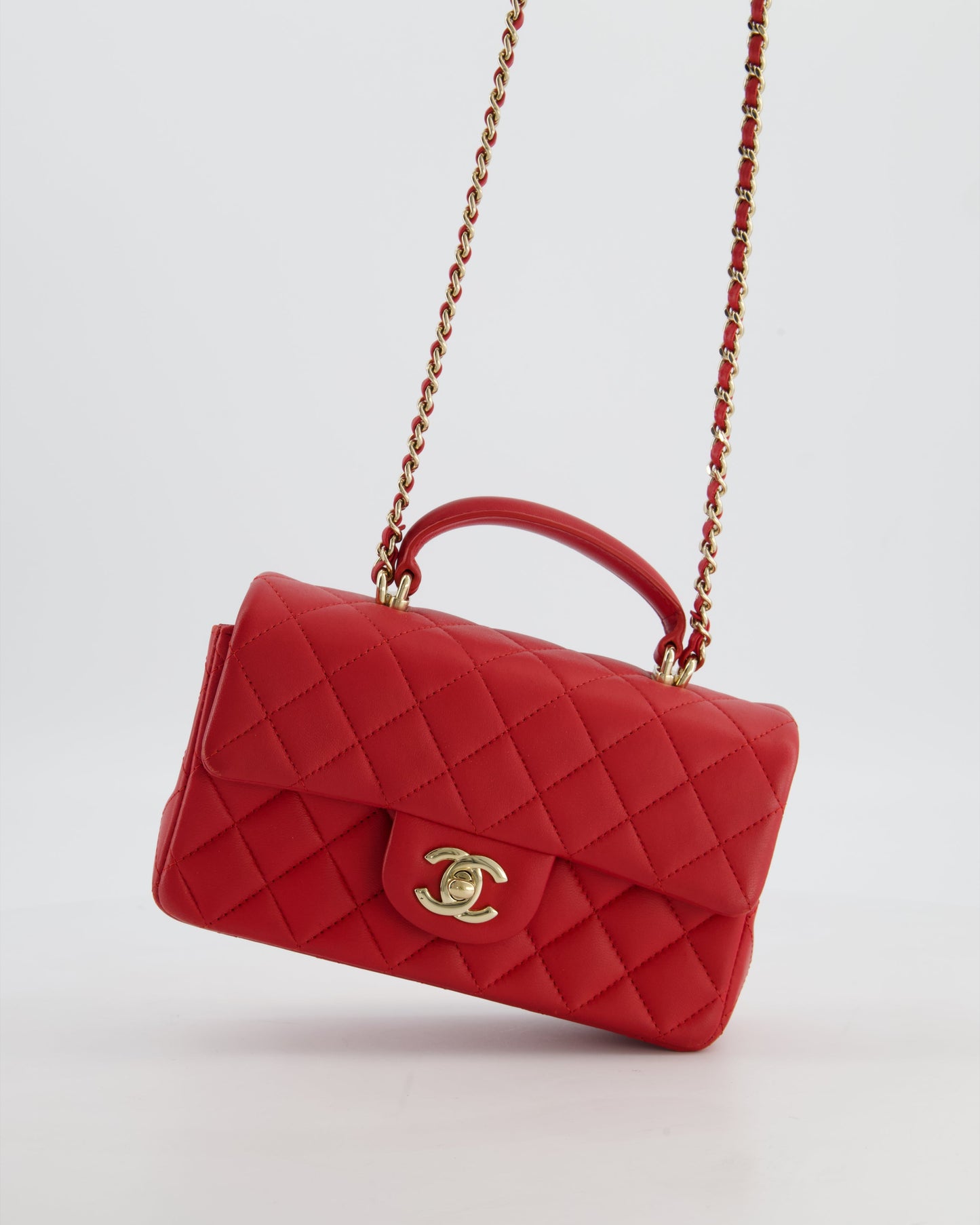 Chanel Mini Rectangular Top Handle Handbag - Rovelle Bags