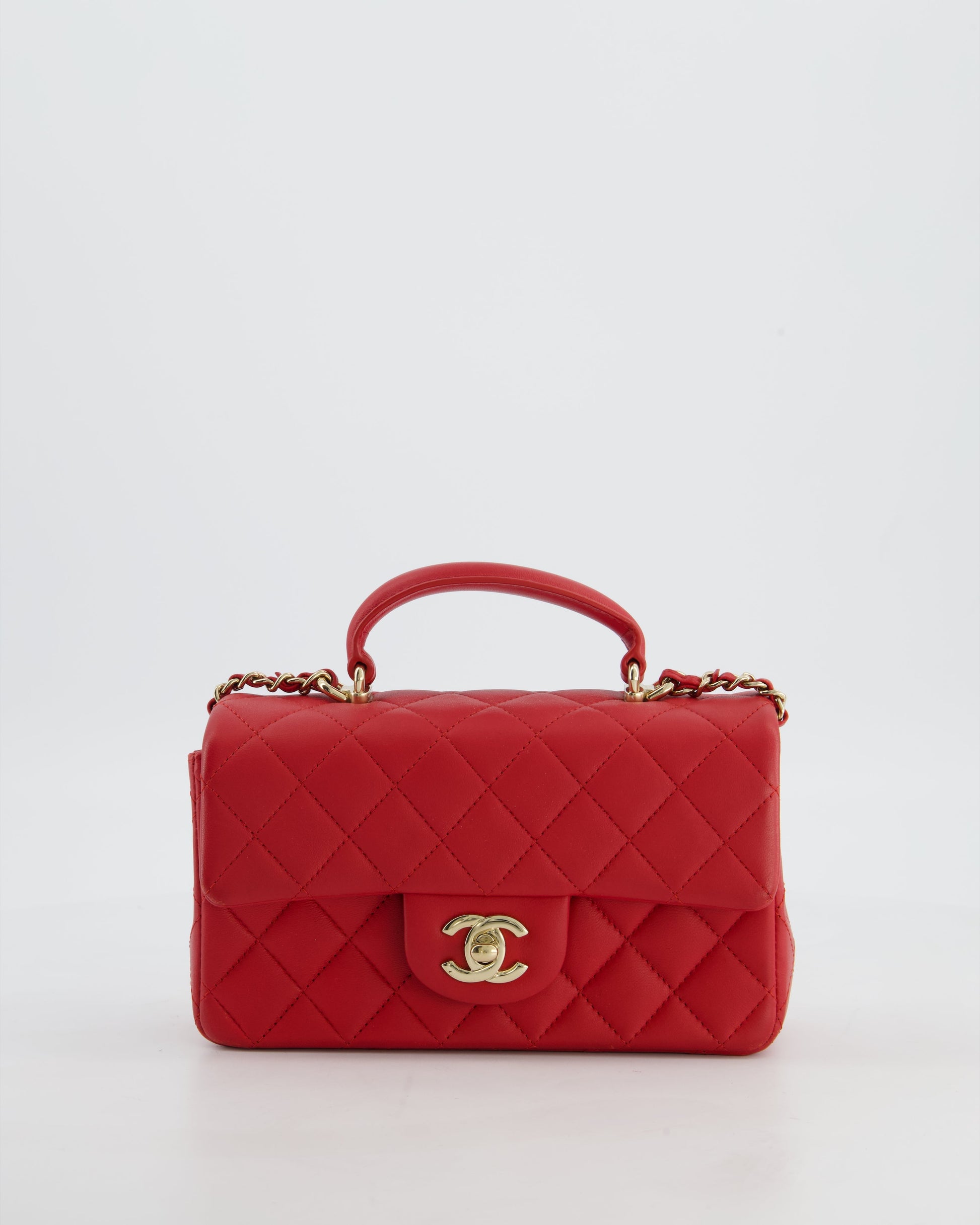 Chanel Mini Rectangular Top Handle Handbag - Rovelle Bags