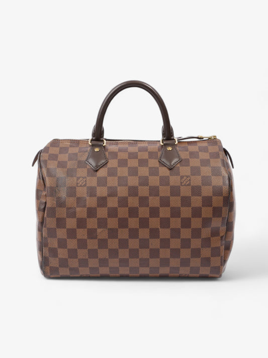 Louis Vuitton Speedy 30 Damier Ebene Coated Canvas
