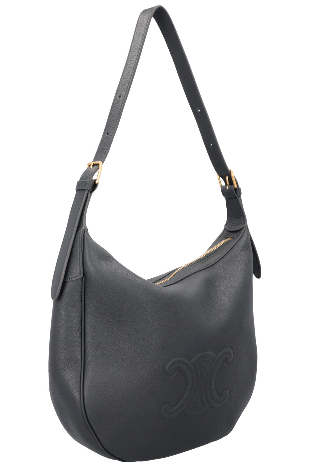 CELINE Medium Heloise Shoulder Bag Grey
