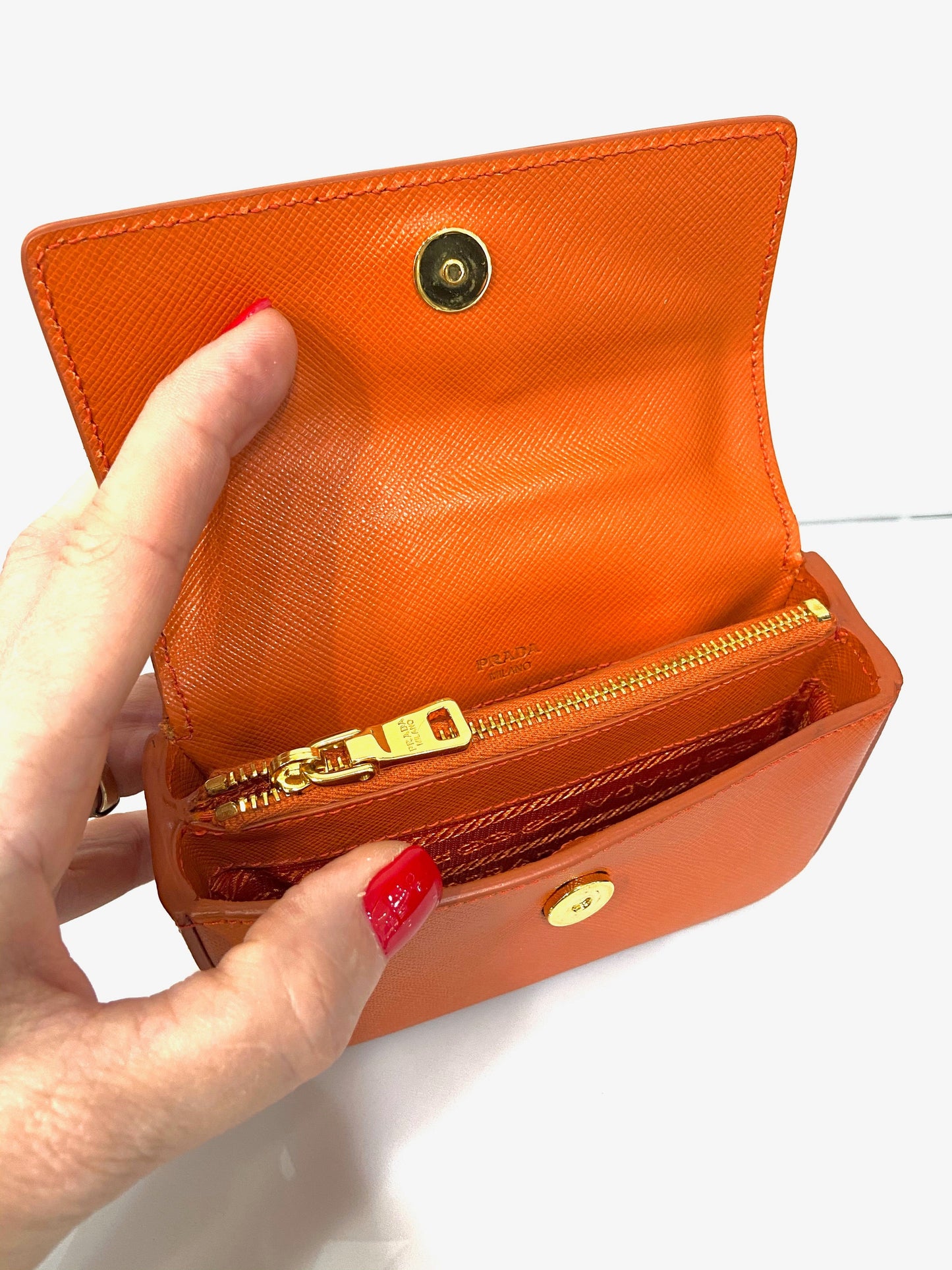 Prada Saffiano Clutch - Rovelle Bags