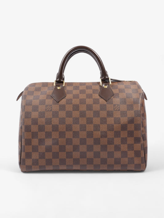 Louis Vuitton Speedy 30 Damier Ebene Coated Canvas