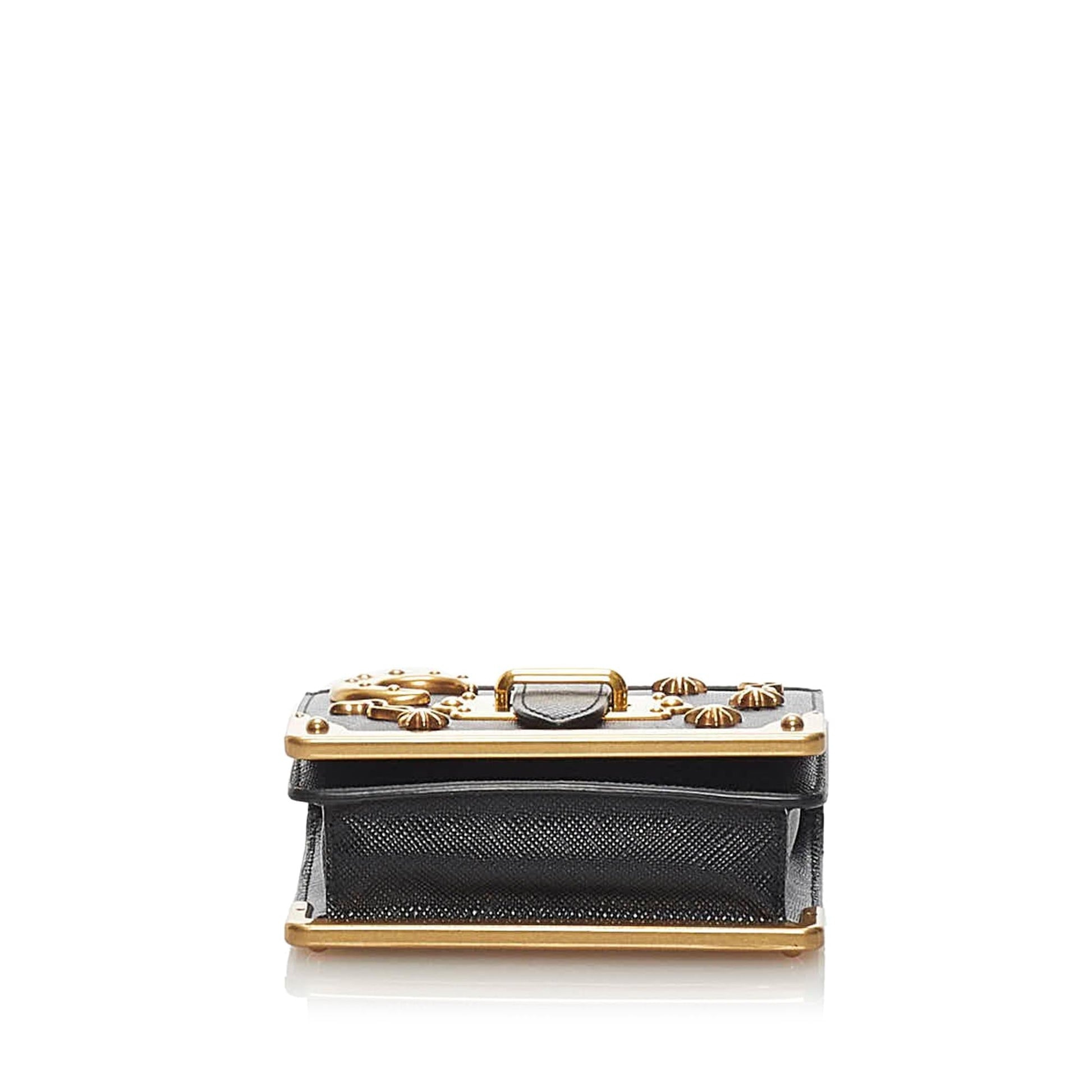 Prada Astrology Micro Cahier Leather Crossbody Bag - Rovelle Bags