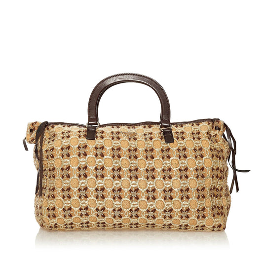 Prada Bow Cloquet Handle Bag Handbag - Rovelle Bags