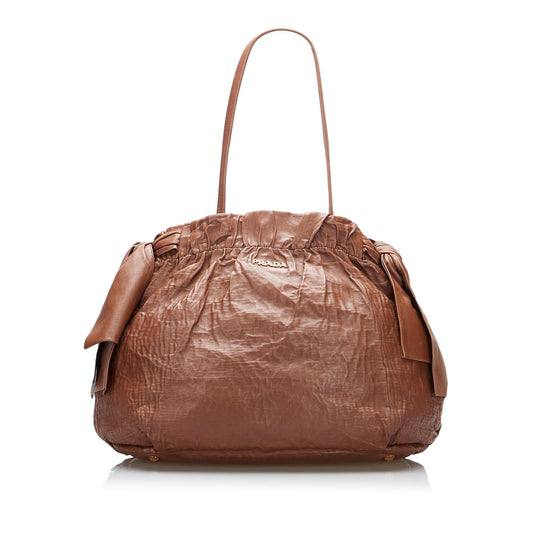 Prada Bow Nappa Bag Handbag - Rovelle Bags