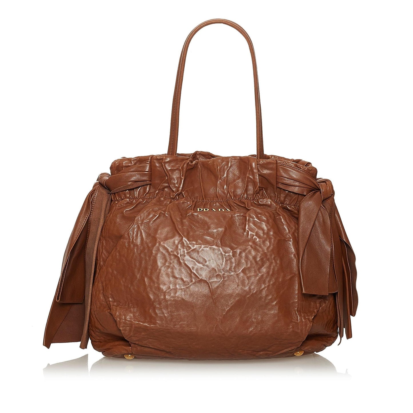 Prada Bow Nappa Leather Satchel Style 2 - Rovelle Bags