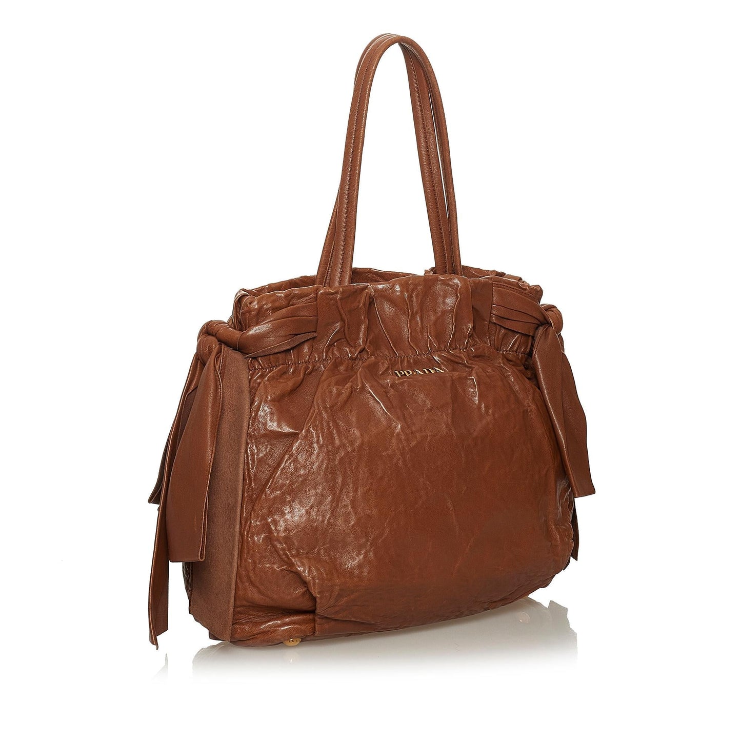 Prada Bow Nappa Leather Satchel Style 2 - Rovelle Bags