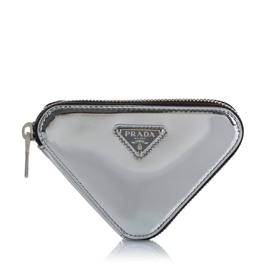 Prada Brushed Leather Mini Pouch - Rovelle Bags