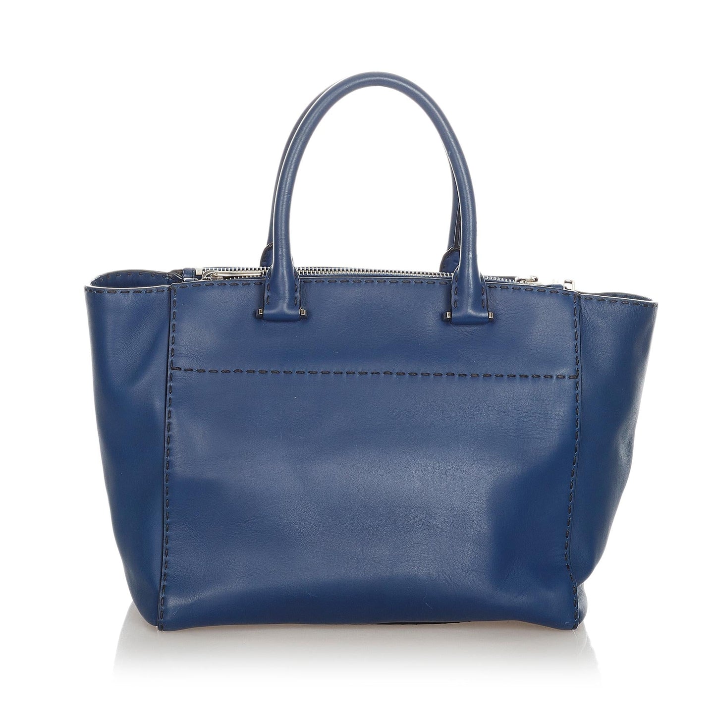 Prada Caflskin Stitched Tote Bag - Rovelle Bags