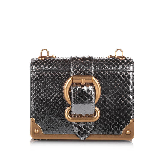 Prada Cahier Leather Crossbody Bag - Rovelle Bags