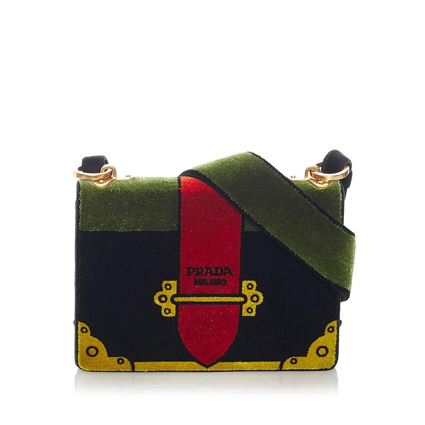 Prada Cahier Trompe Loeil Crossbody Bag - Rovelle Bags