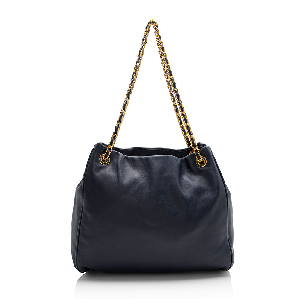Prada Calfskin Chain Large Tote - Rovelle Bags