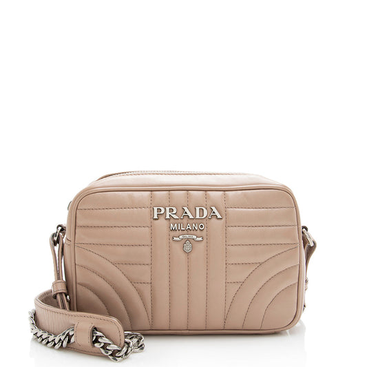 Prada Calfskin Diagramme Crossbody Bag - FINAL - Rovelle Bags