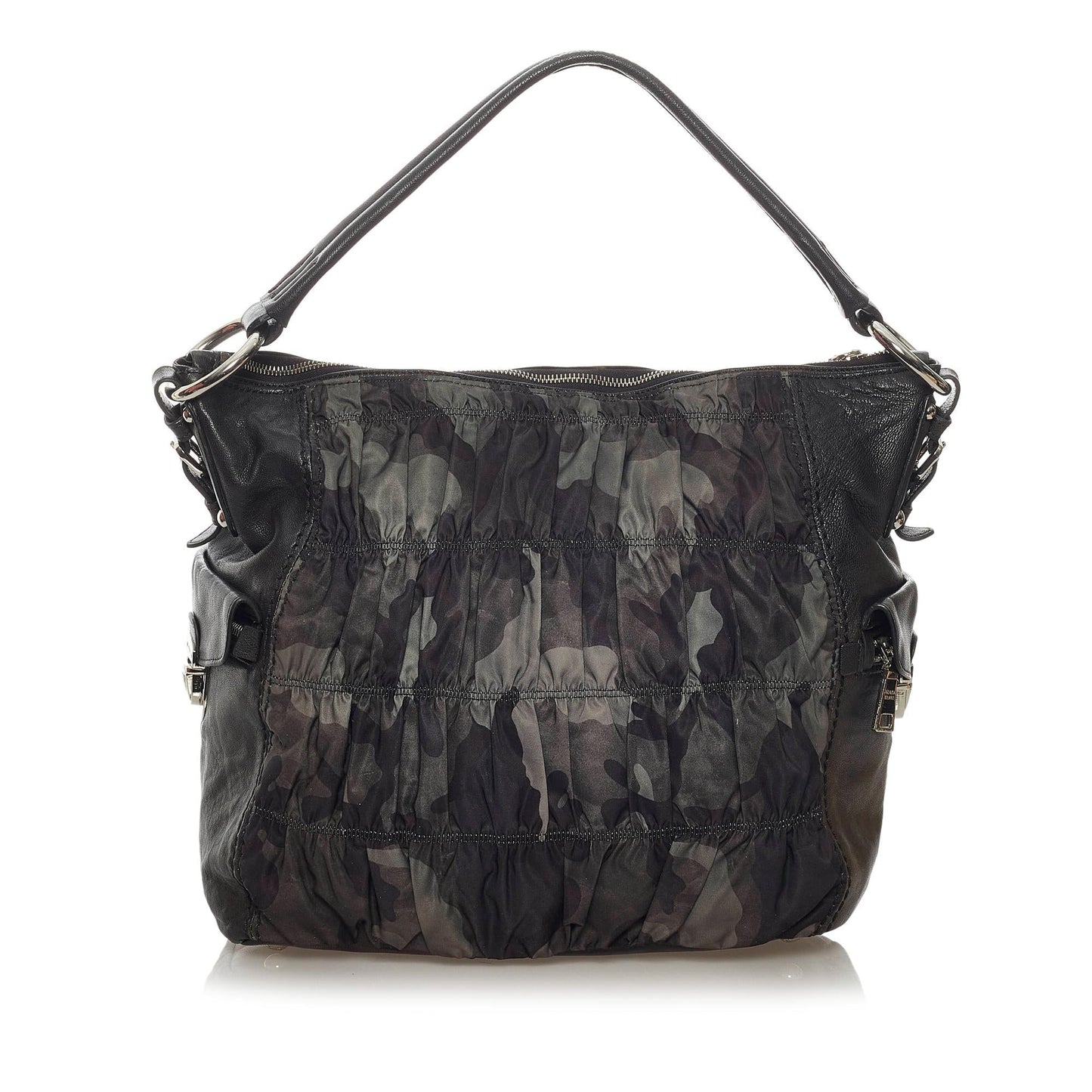 Prada Camouflage Tessuto Gaufre Tote Bag - Rovelle Bags