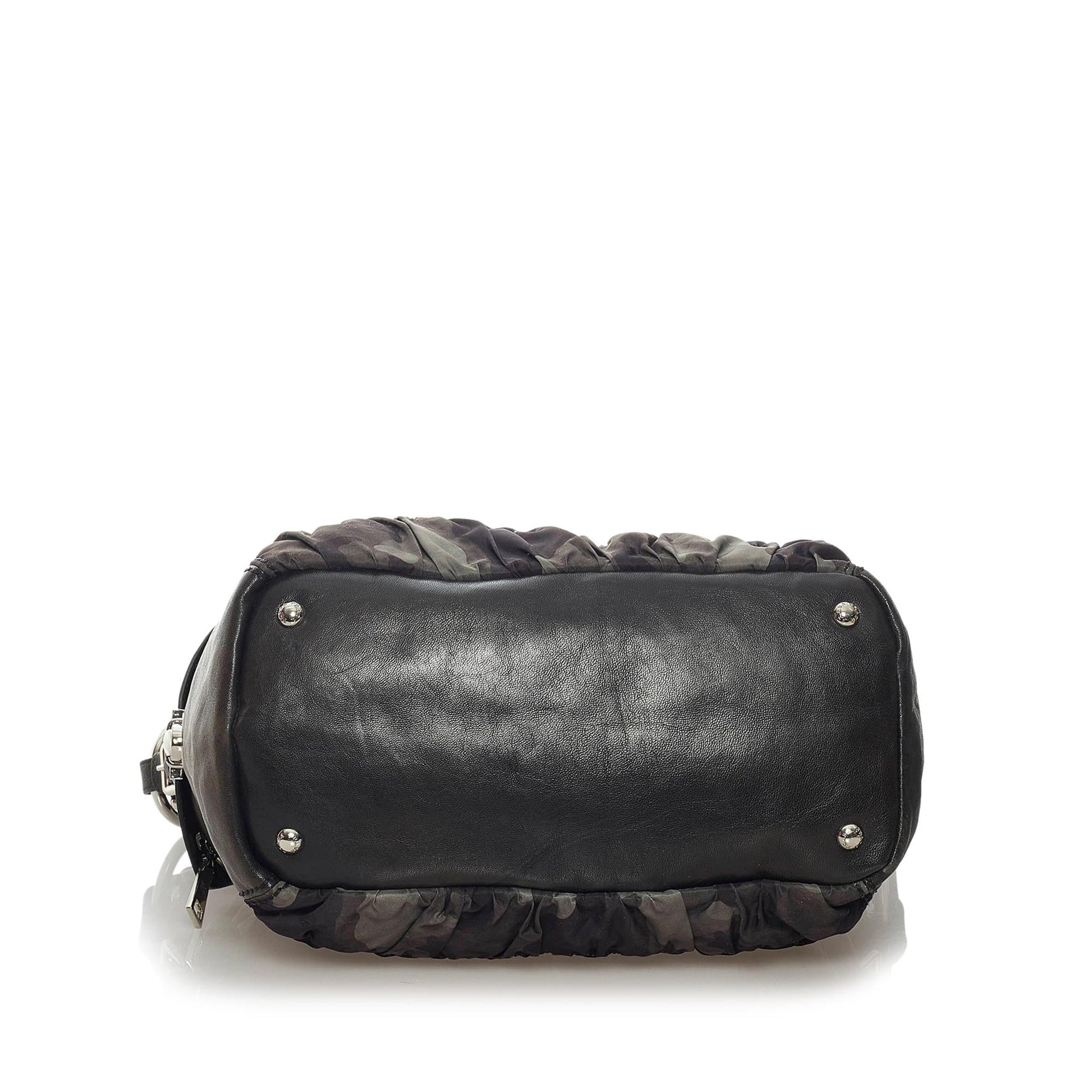 Prada Camouflage Tessuto Gaufre Tote Bag - Rovelle Bags