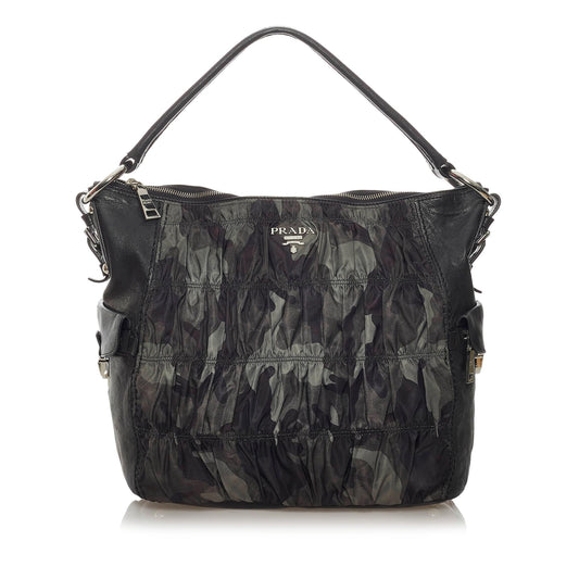 Prada Camouflage Tessuto Gaufre Tote Bag - Rovelle Bags