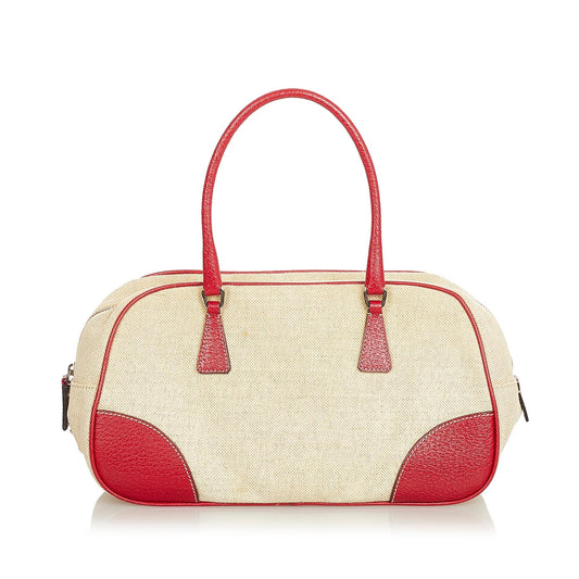 Prada Canapa Bauletto Handbag Style 4 - Rovelle Bags