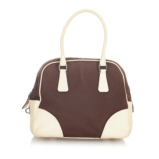 Prada Canapa Bauletto Handbag Style 2 - Rovelle Bags